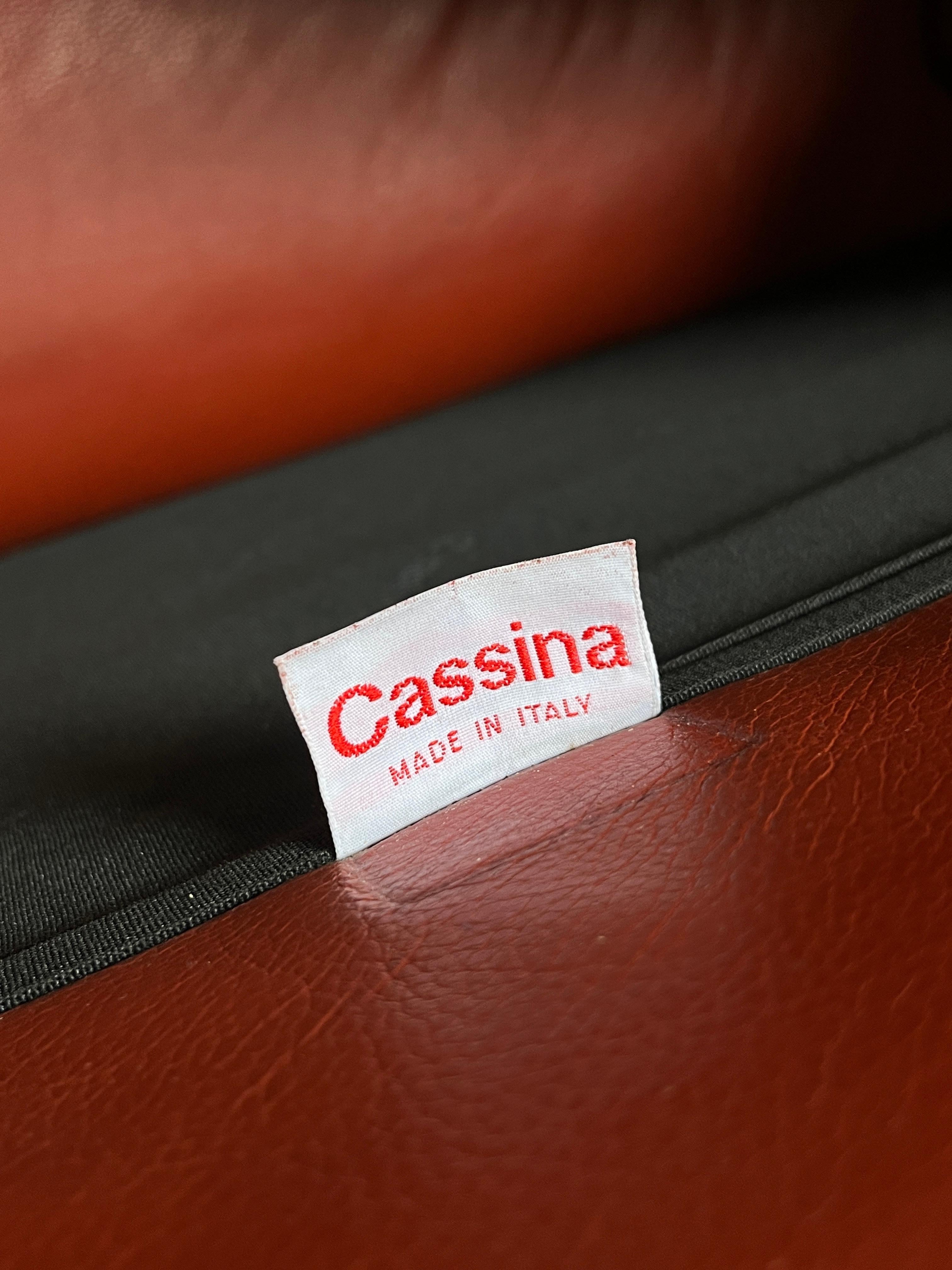 Ikonisches Vico Magistretti 'Maralunga' Dreisitzer-Sofa für Cassina, 1990er Jahre Italien im Angebot 3