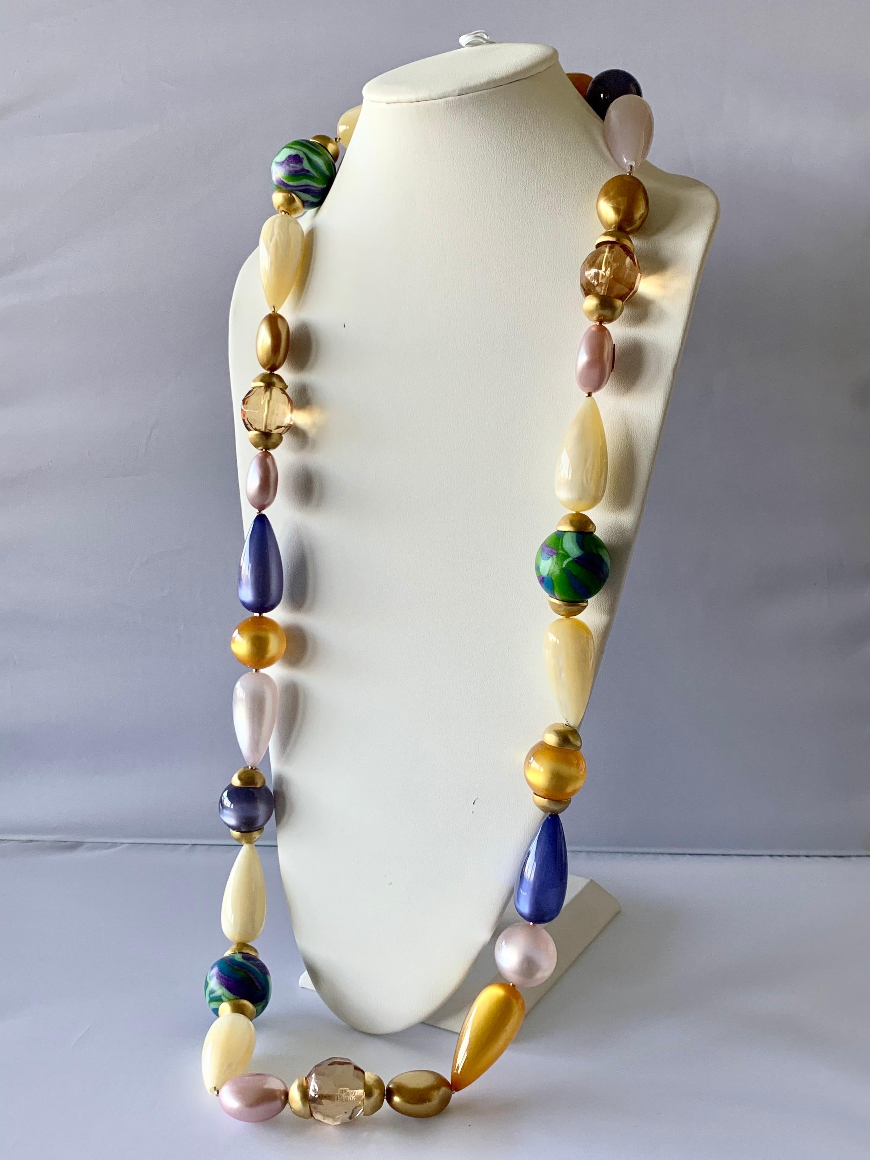 colorful statement necklaces