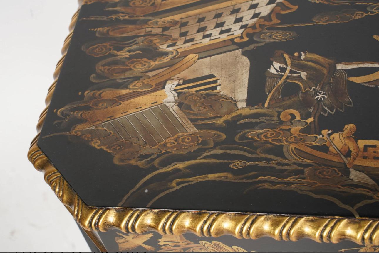 Iconic Vintage Chinese Chippendale Side Tables from John Widdicomb For Sale 4
