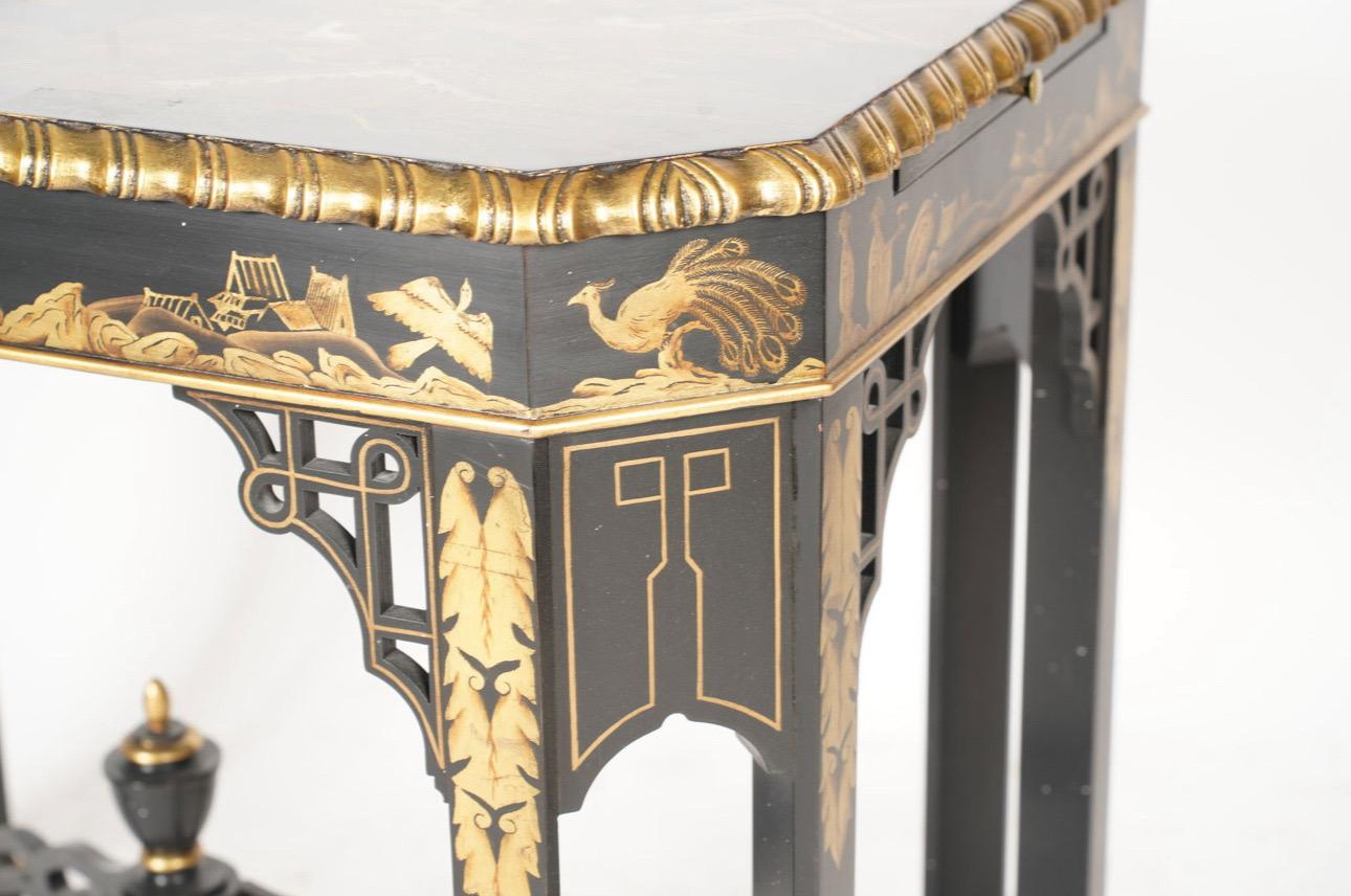 Iconic Vintage Chinese Chippendale Side Tables from John Widdicomb For Sale 7