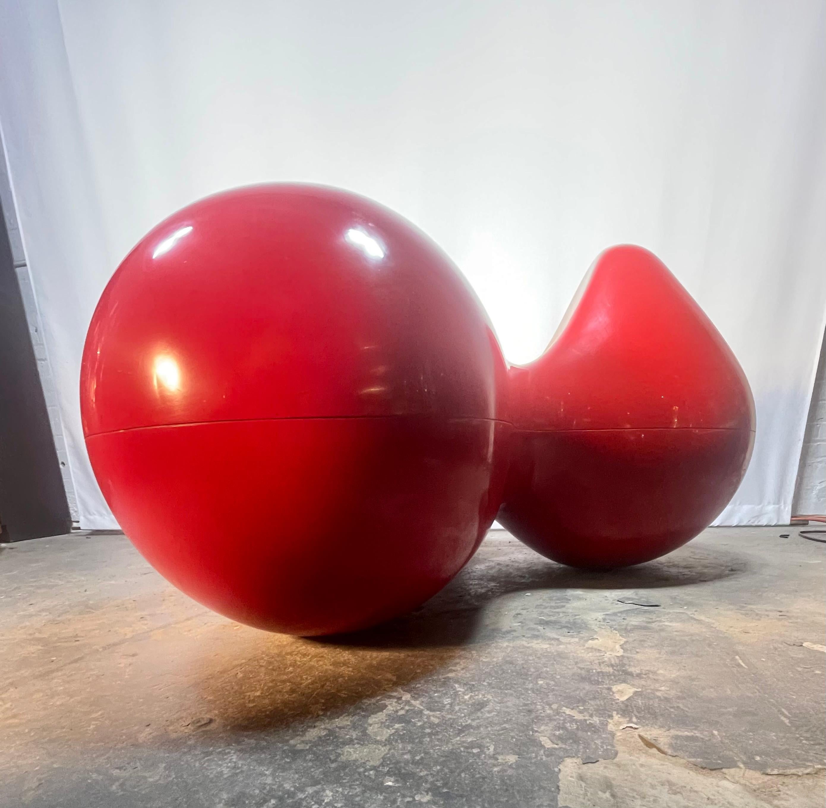 Moulé Chaise Tomato rouge emblématique d'Eero Aarnio, Space aGE / Modernist en vente