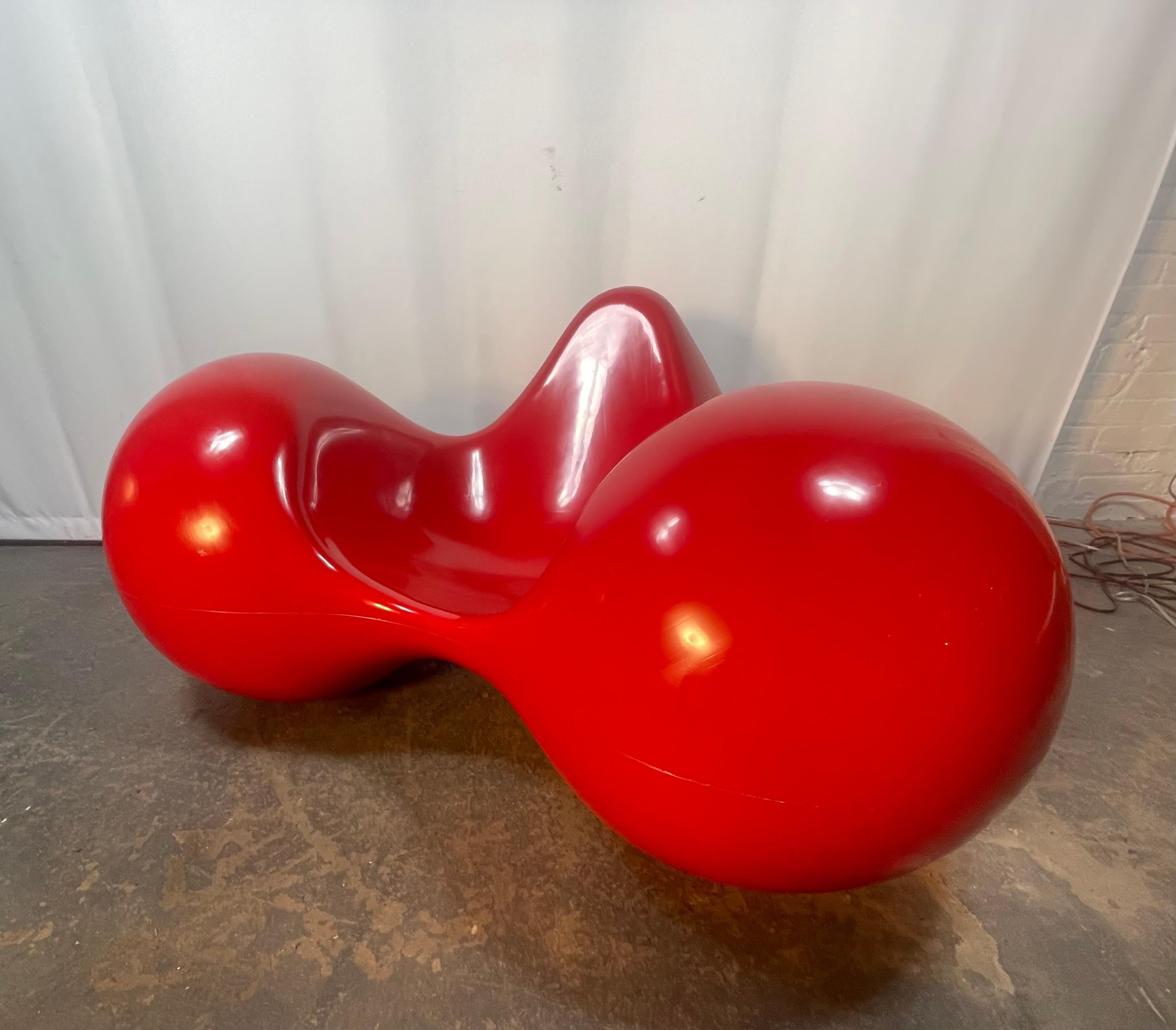 Fin du 20e siècle Chaise Tomato rouge emblématique d'Eero Aarnio, Space aGE / Modernist en vente