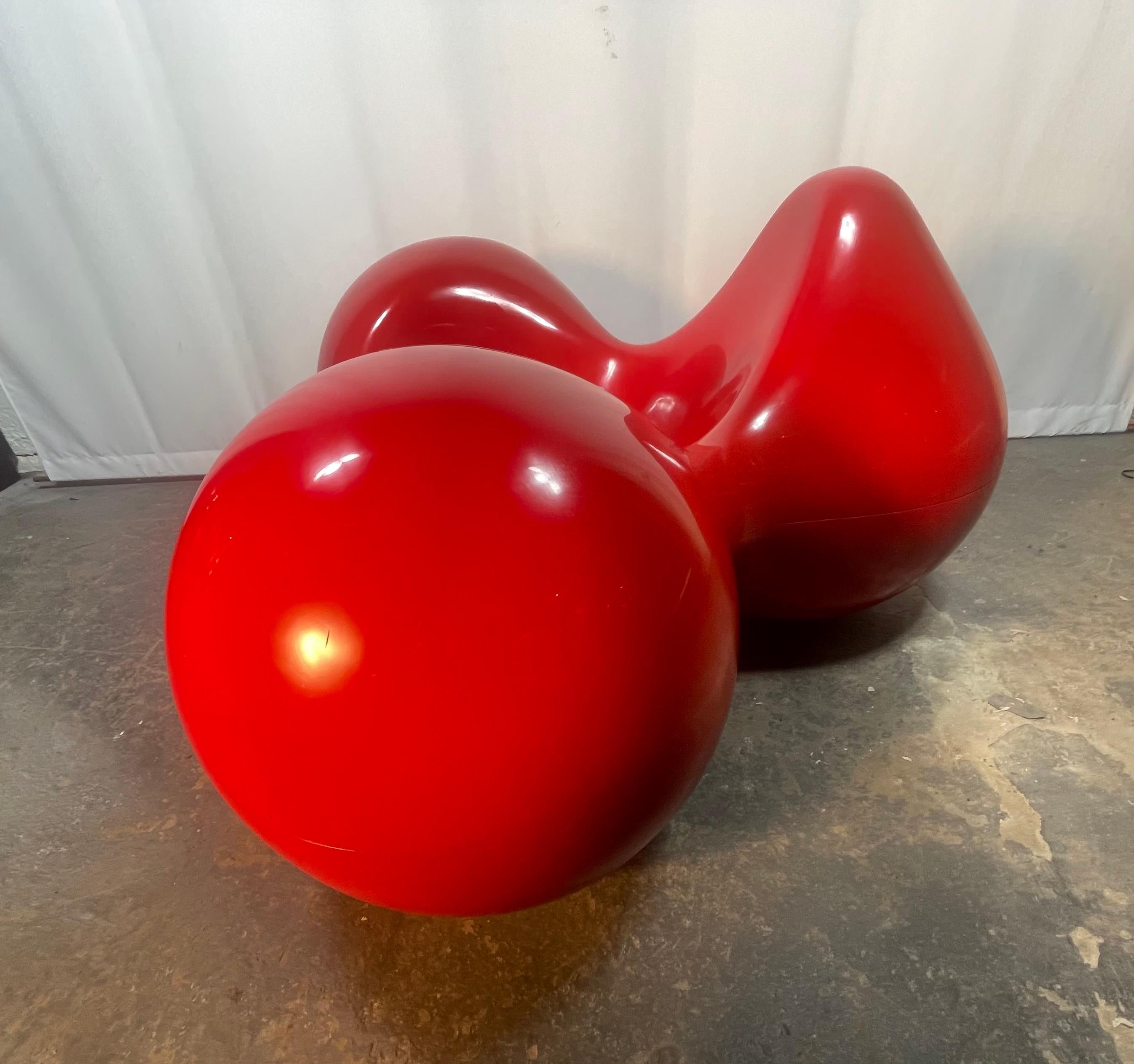 Chaise Tomato rouge emblématique d'Eero Aarnio, Space aGE / Modernist en vente 1
