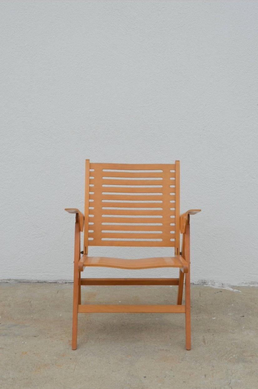 Mid-Century Modern Iconic Vintage Folding Rex Lounge Chair by Niko Kralj For Sale