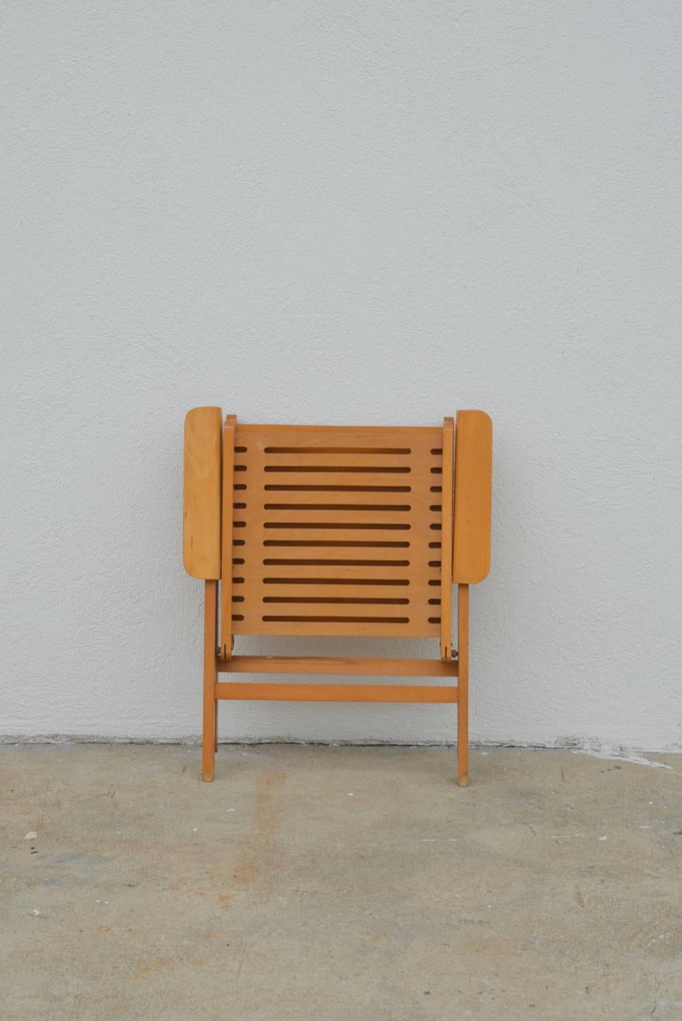 Iconica sedia da salotto Rex pieghevole vintage di Niko Kralj in vendita 2