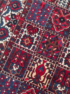 Iconic Vintage Persian Bakhtiari Garden Design aka 4 Seasons Rug, circa 1950's