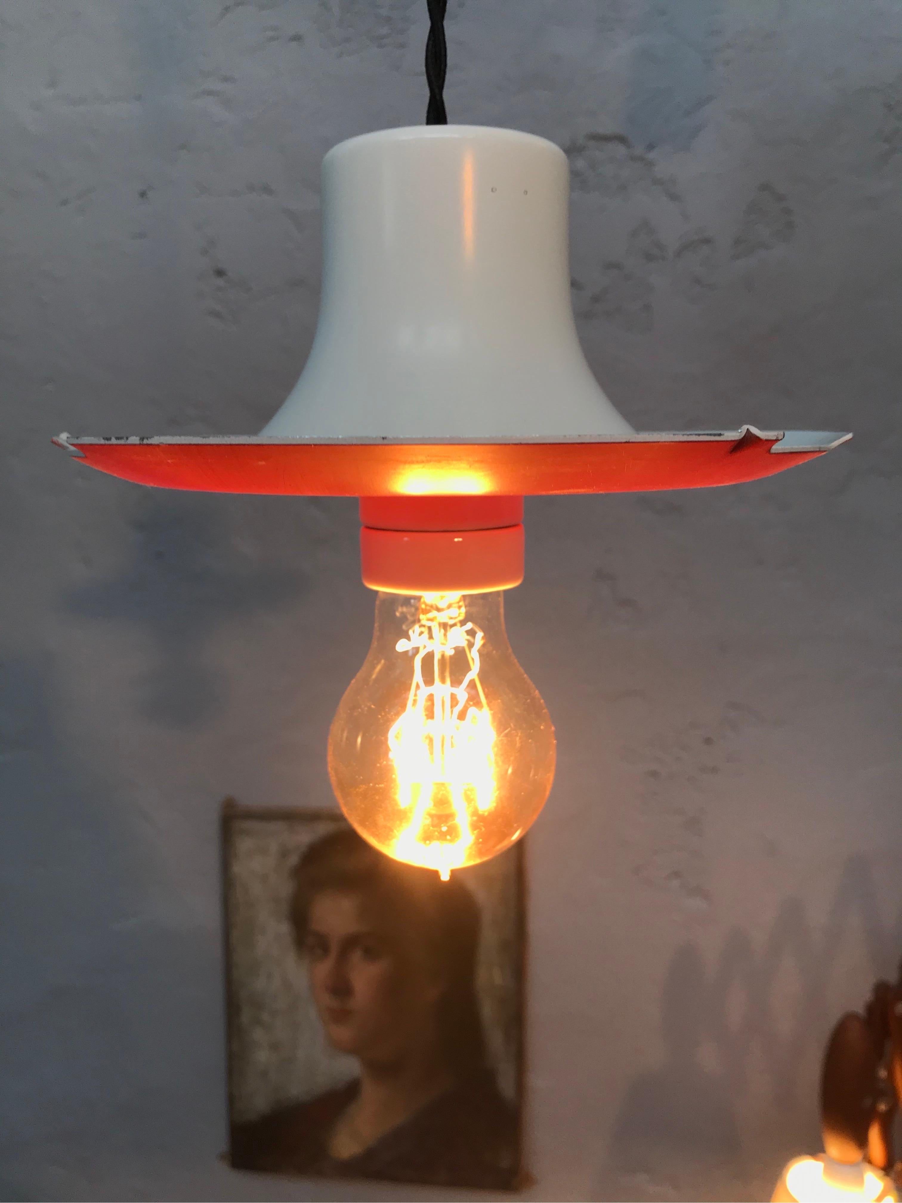 Aluminum Iconic Vintage PH5 Chandelier for L. Poulsen of DK in White with Art Work