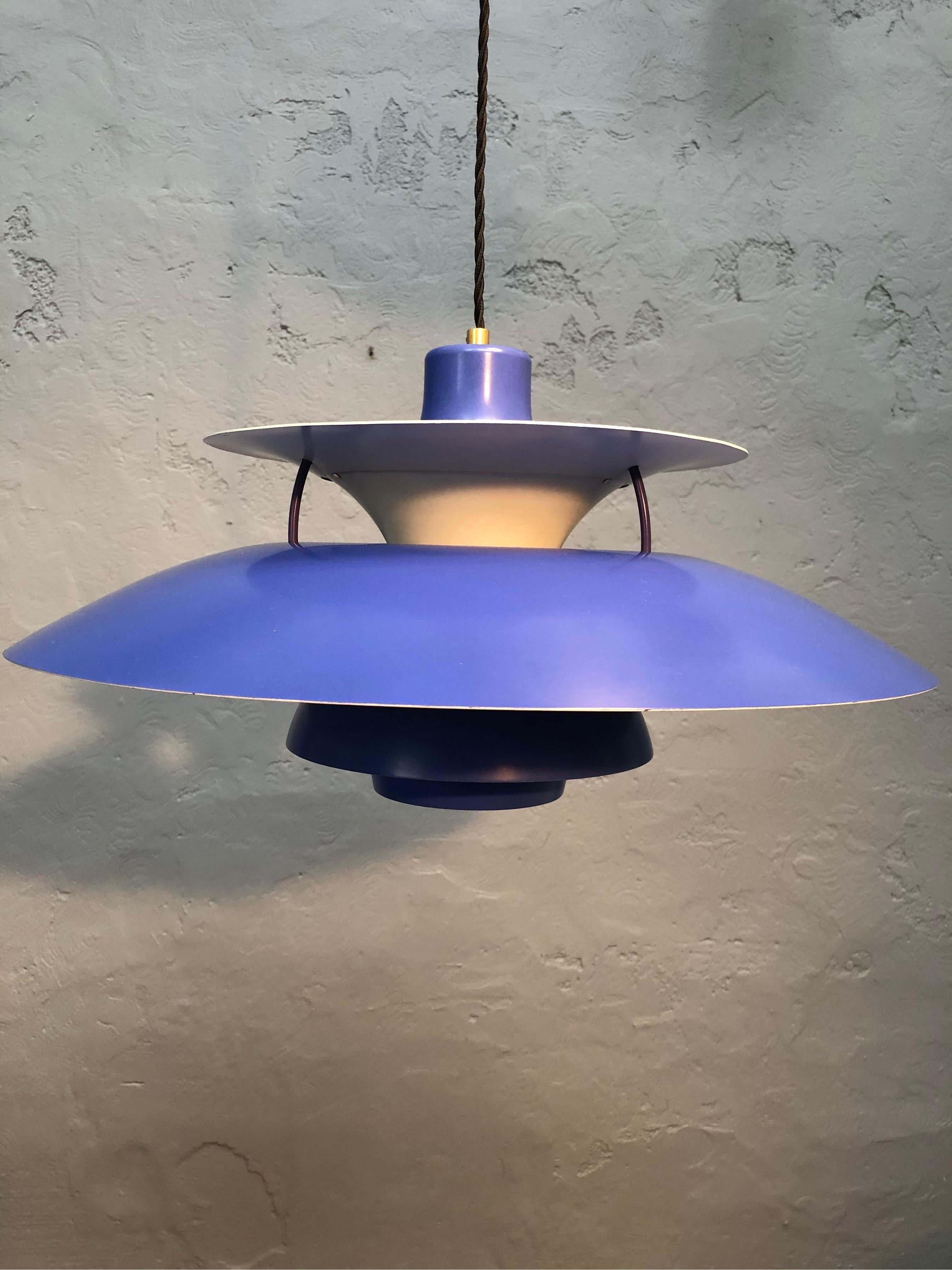 Mid-Century Modern Iconic Vintage Poul Henningsen PH 5 Chandelier Pendant Lamp from 1959