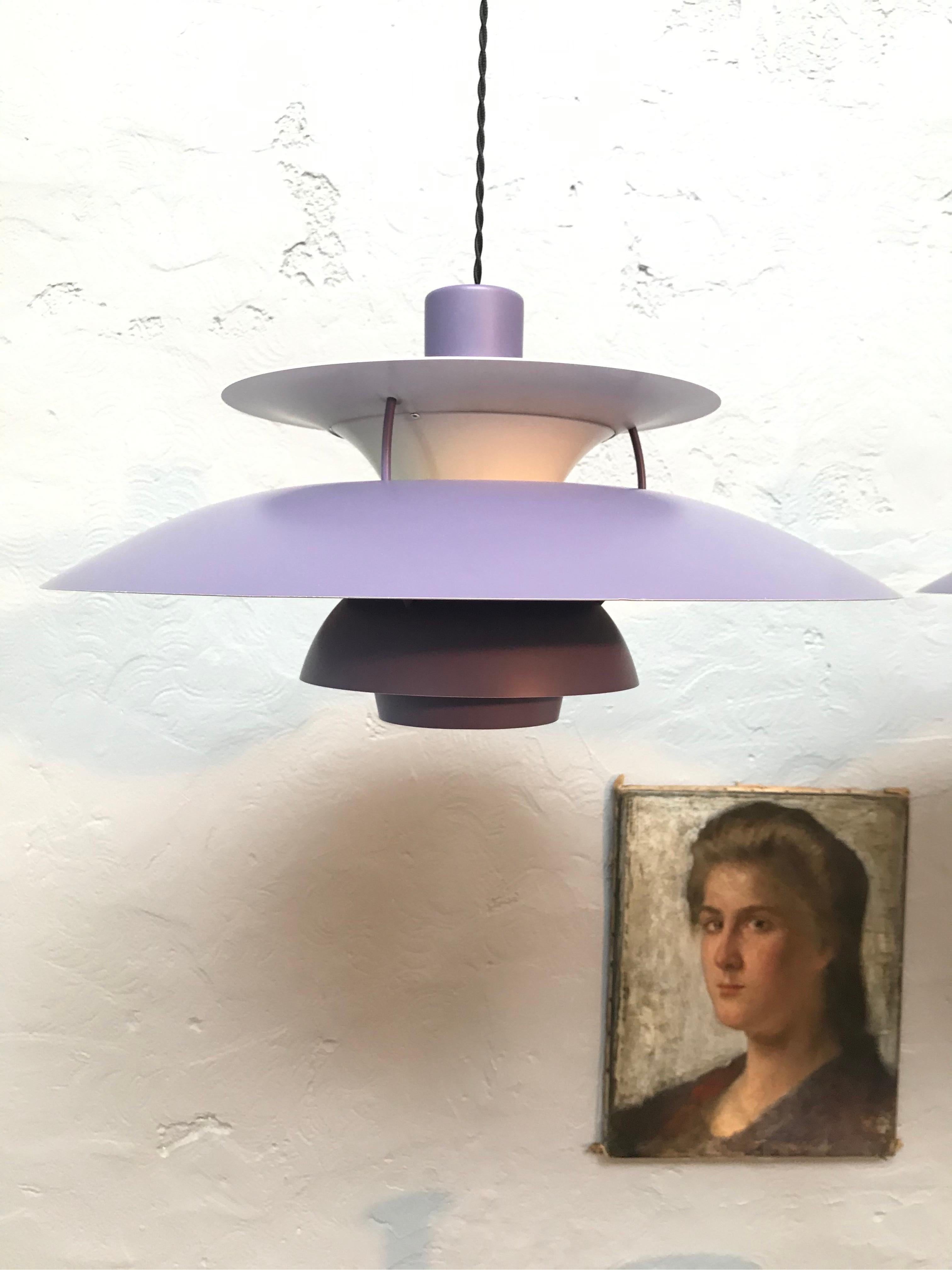 Iconic Vintage Poul Henningsen PH 5 Chandelier Pendant Lamps from the 1960s 7