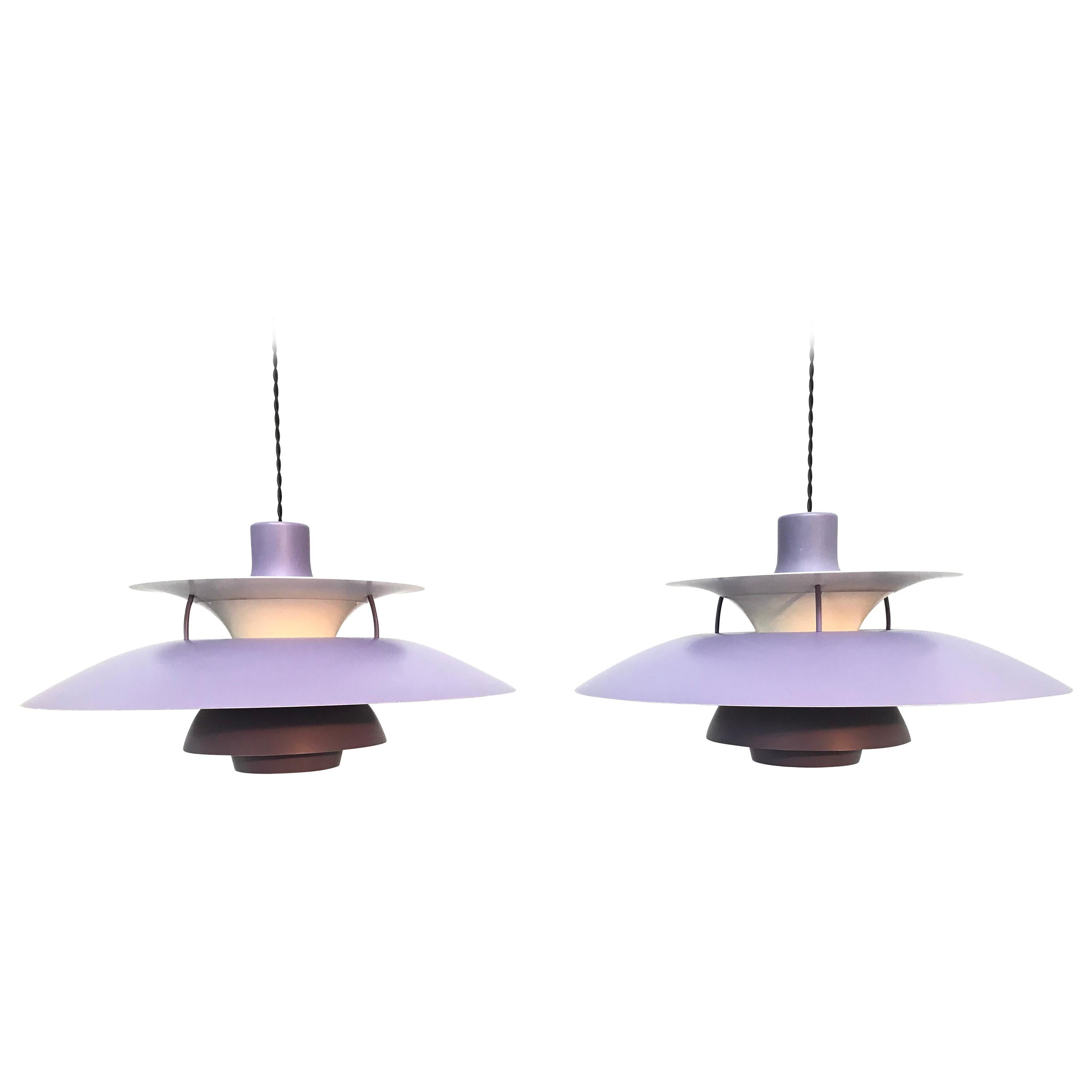 Iconic Vintage Poul Henningsen PH 5 Chandelier Pendant Lamps from the 1960s