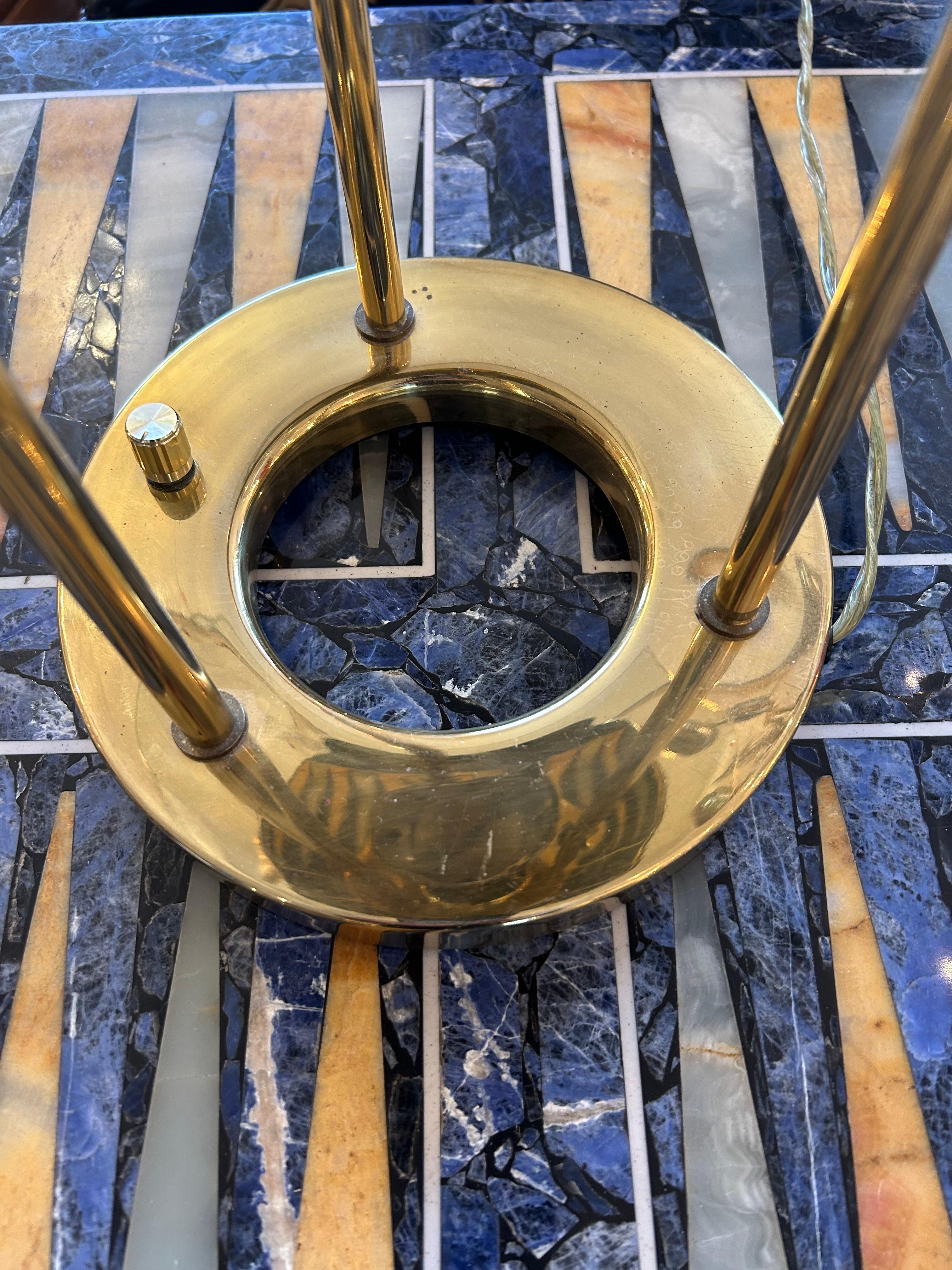 American Iconic Vintage Robert Sonneman Saturn Table Lamp For Sale