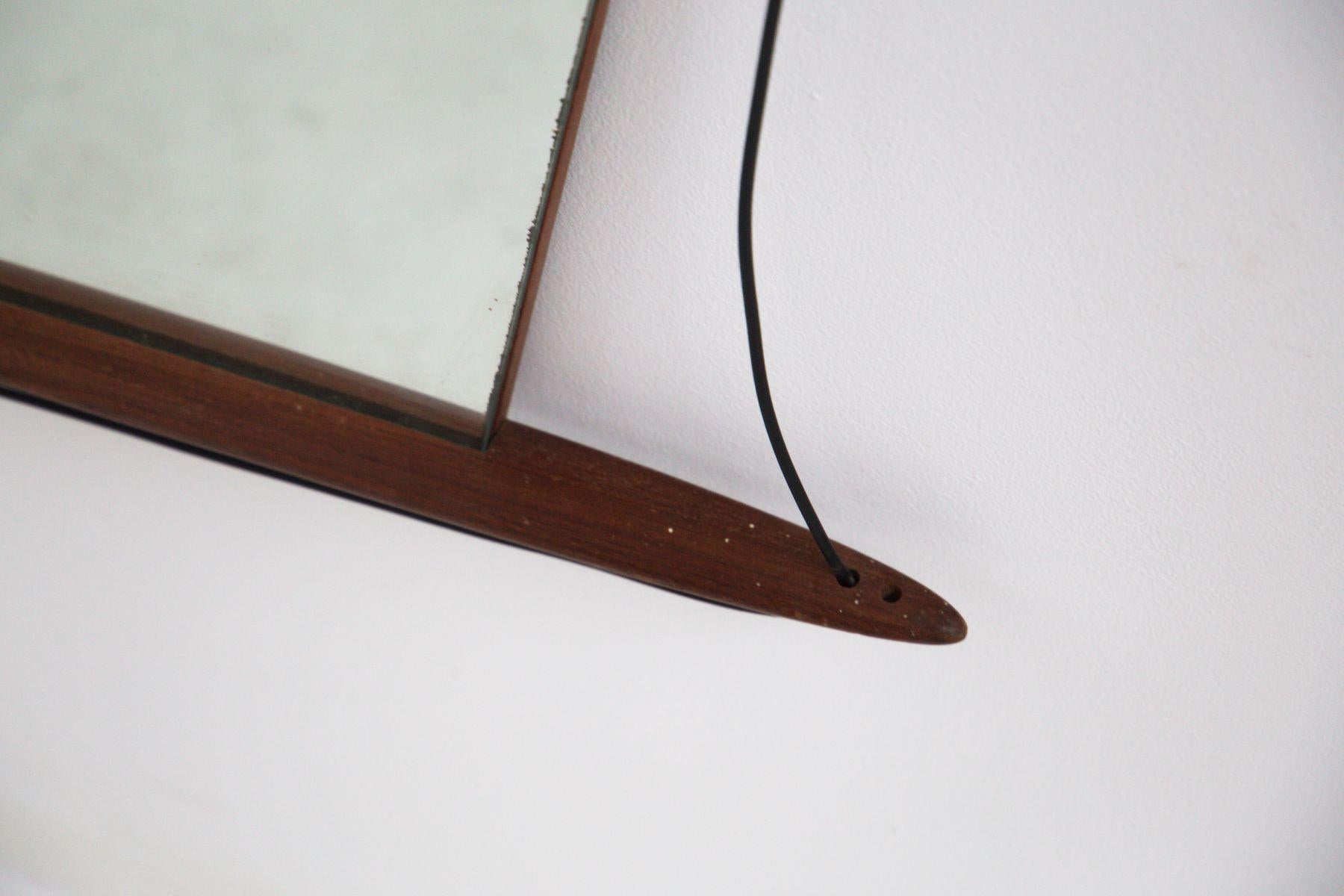 Mid-20th Century Iconic Wall Mirror by ico Parisi for MIM Mod. Paraggi in vendita