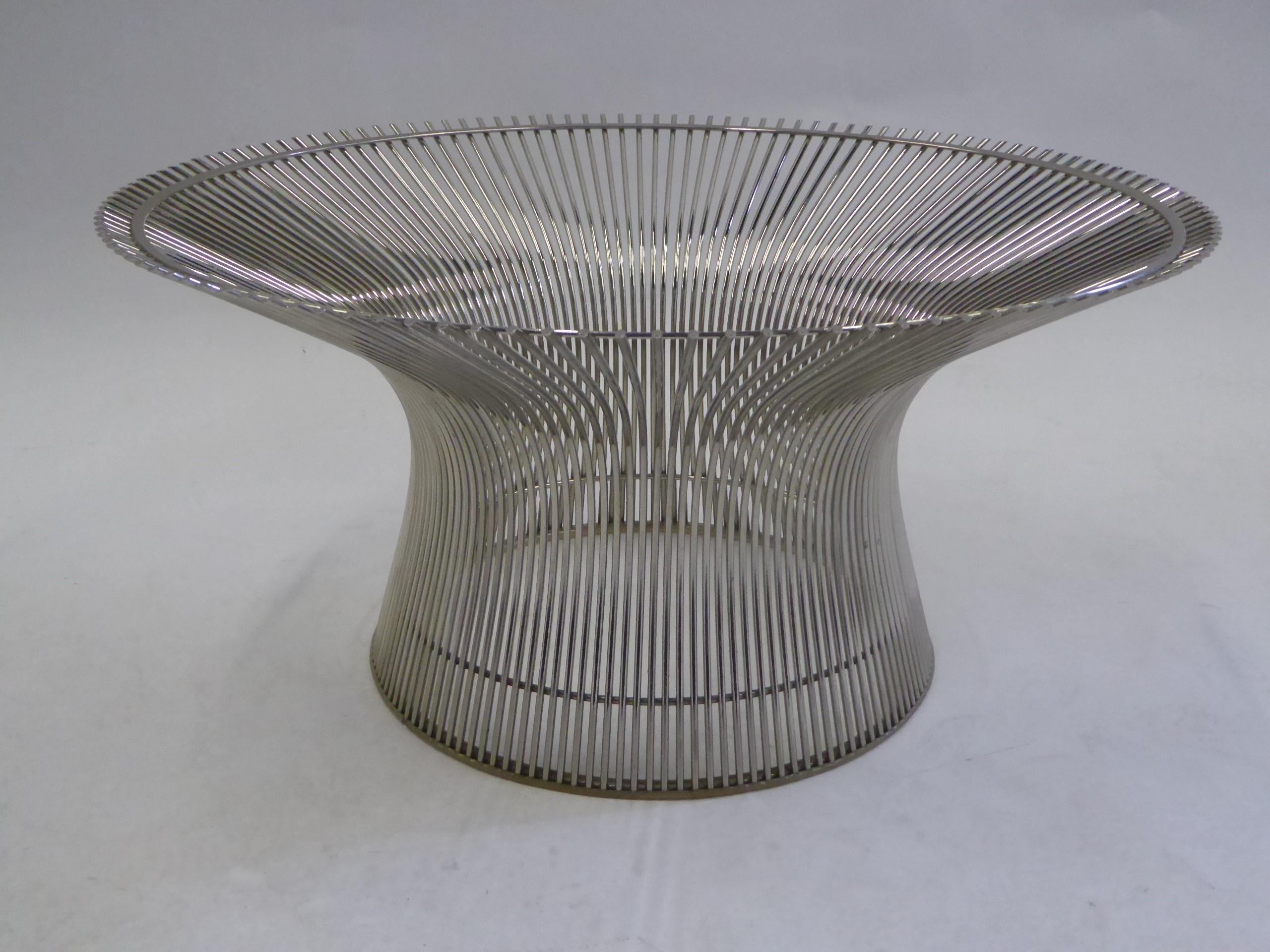 Iconic Warren Platner Coffee Table for Knoll In Good Condition In Miami, FL