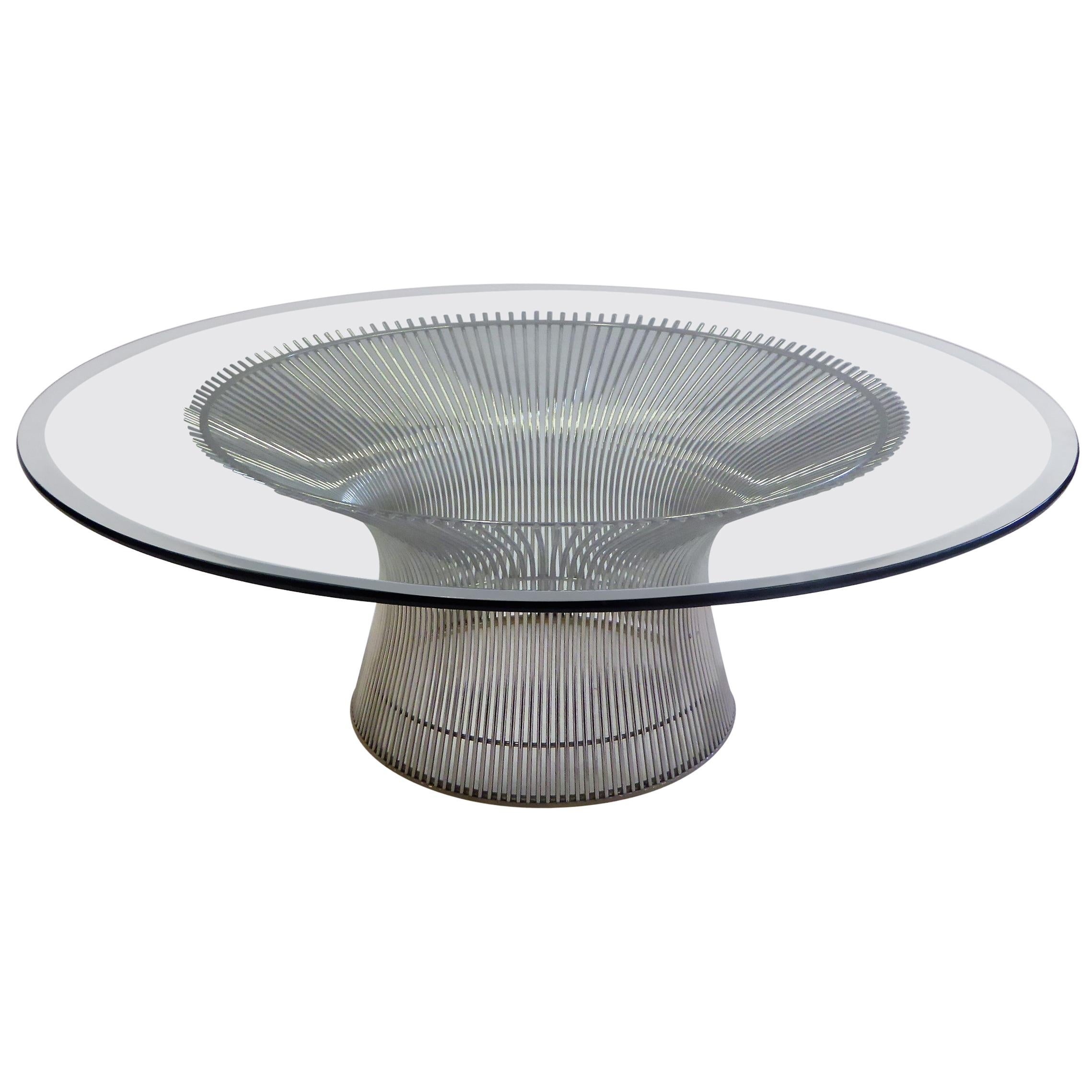 Iconic Warren Platner Coffee Table for Knoll