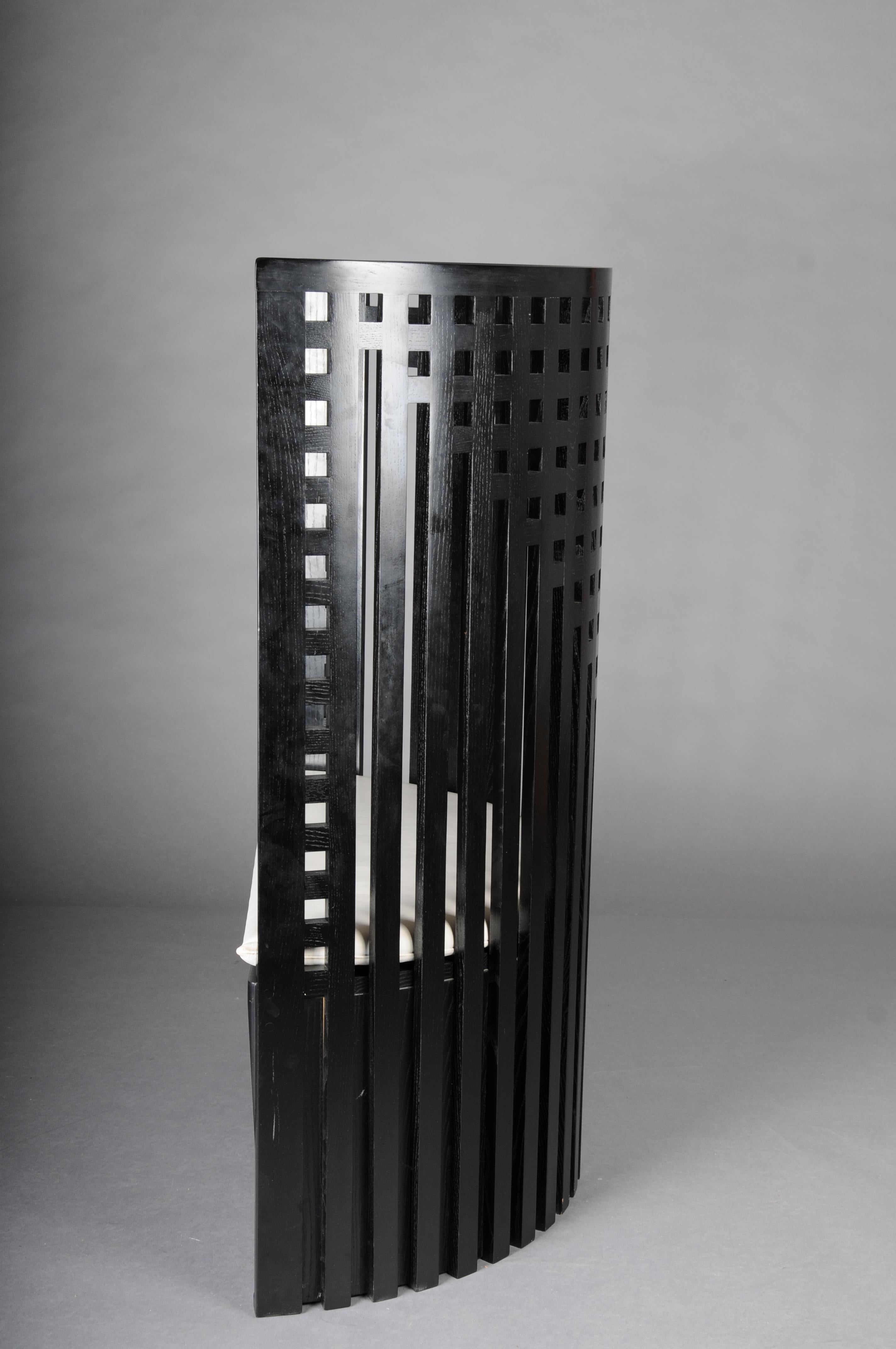 Iconic Willow Chiar nr. 312 by Charles after Rennie Mackintosh For Sale 12