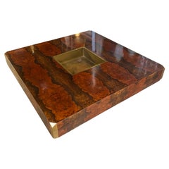 Iconic Willy Rizzo Black Coffee Table for Mario Sabot, Italy 1970s