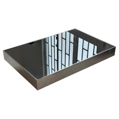 Icónica mesa de café/bar Willy Rizzo de los años 70 en negro.