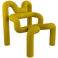 Iconic Yellow Armchair by Terje Ekstrom, Norway, 1980s