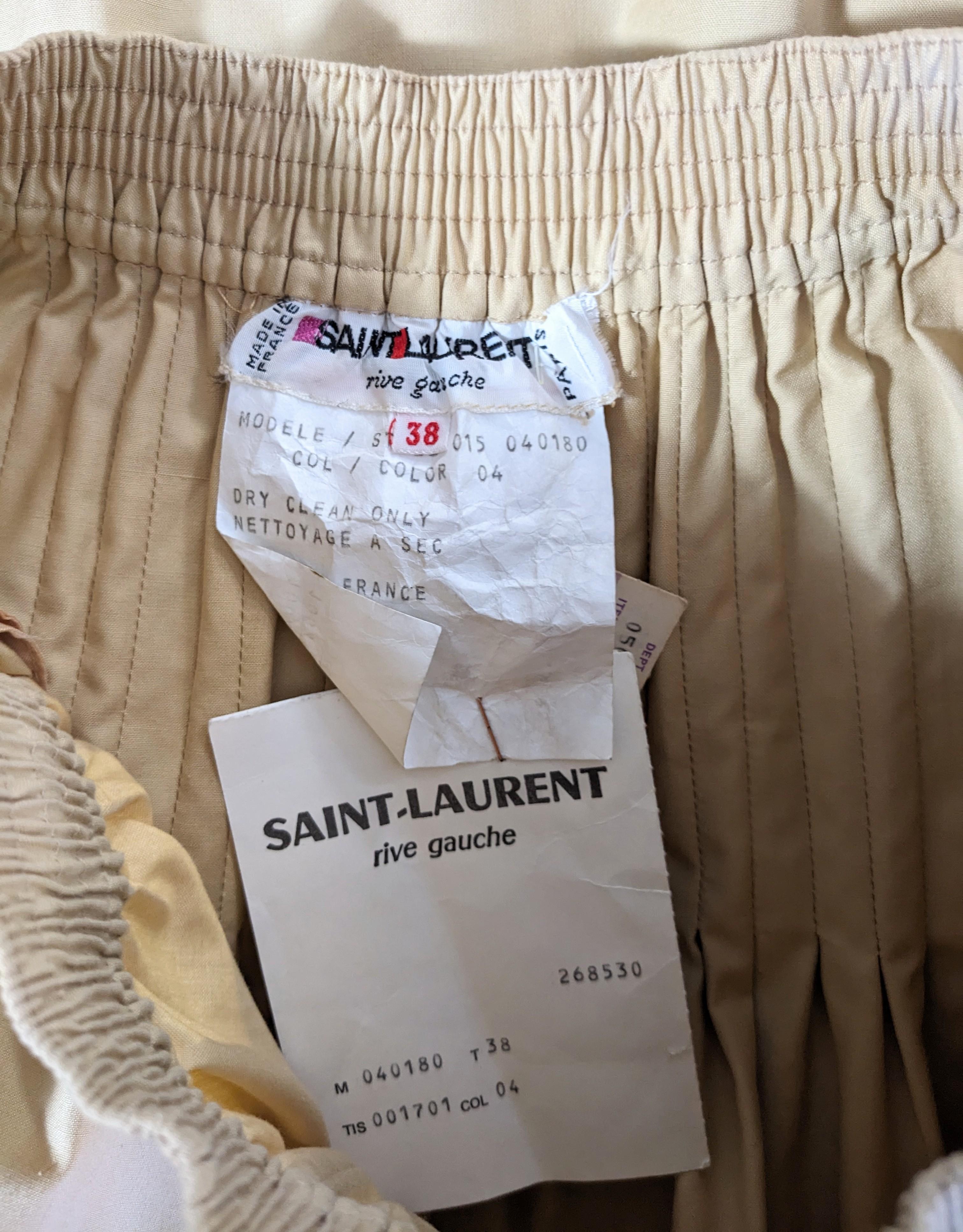 Ensemble emblématique Yves Saint Laurent Rive Gauche Saharienne en vente 6