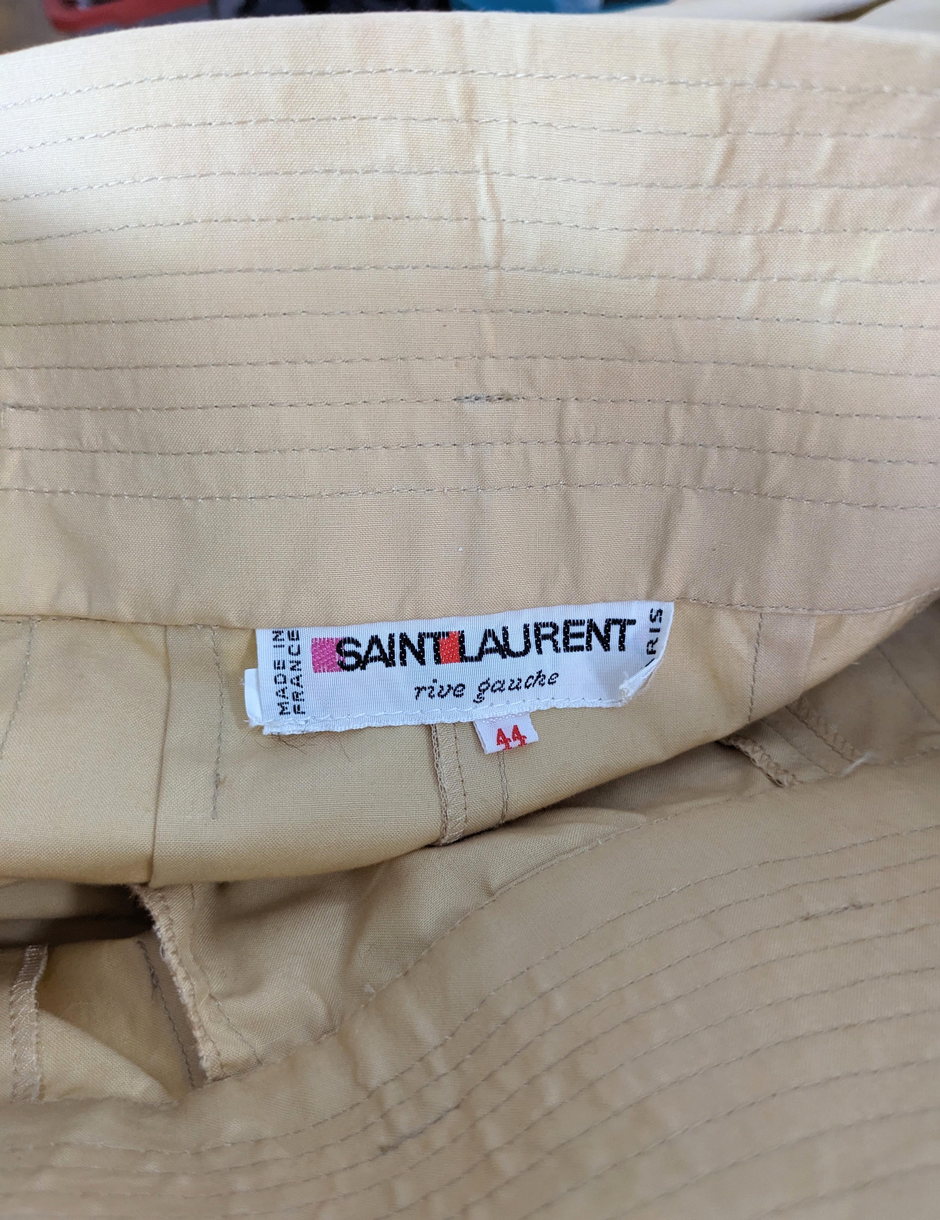 Ensemble emblématique Yves Saint Laurent Rive Gauche Saharienne en vente 10