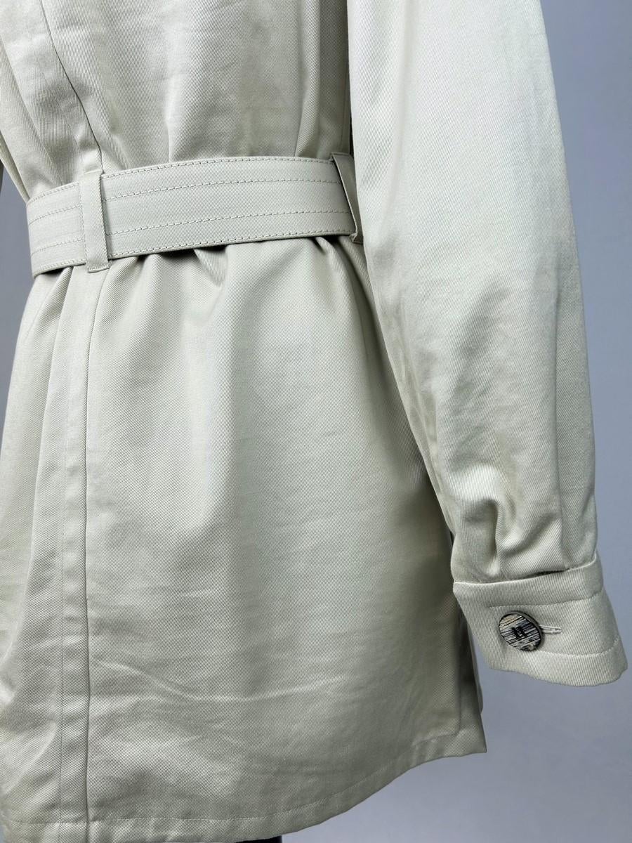 Iconic Yves Saint Laurent Rive Gauche Saharienne Jacket Circa 1995 For Sale 7