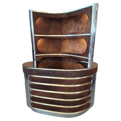 Iconico Mobile Bar di Design – Stile Willy Rizzo, Anni '70