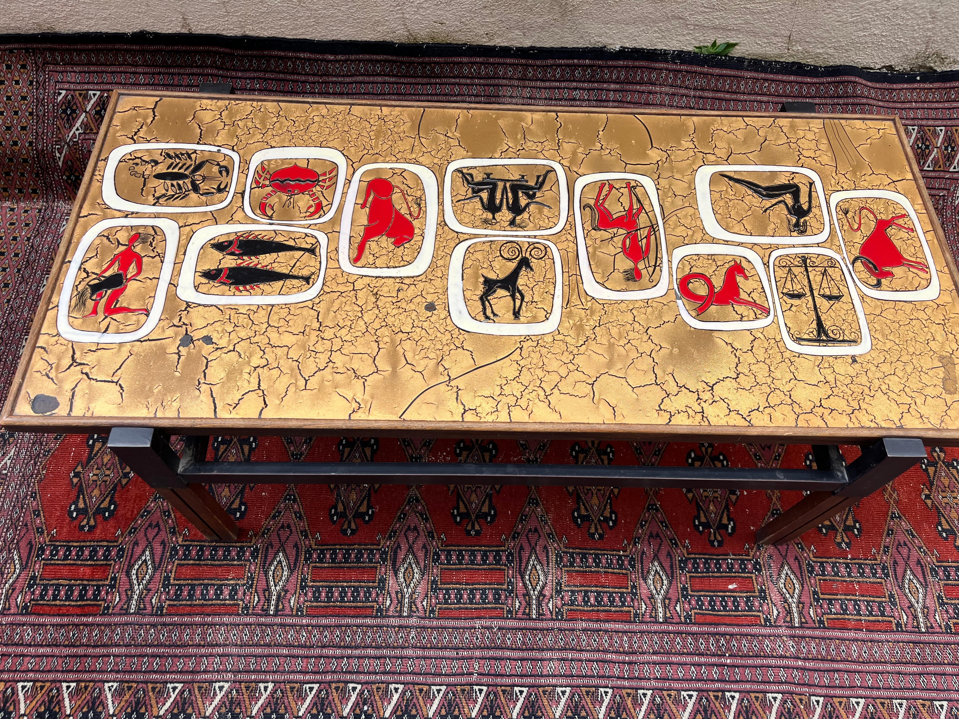 Italian Iconic 1950s Vigna coffee table For Sale