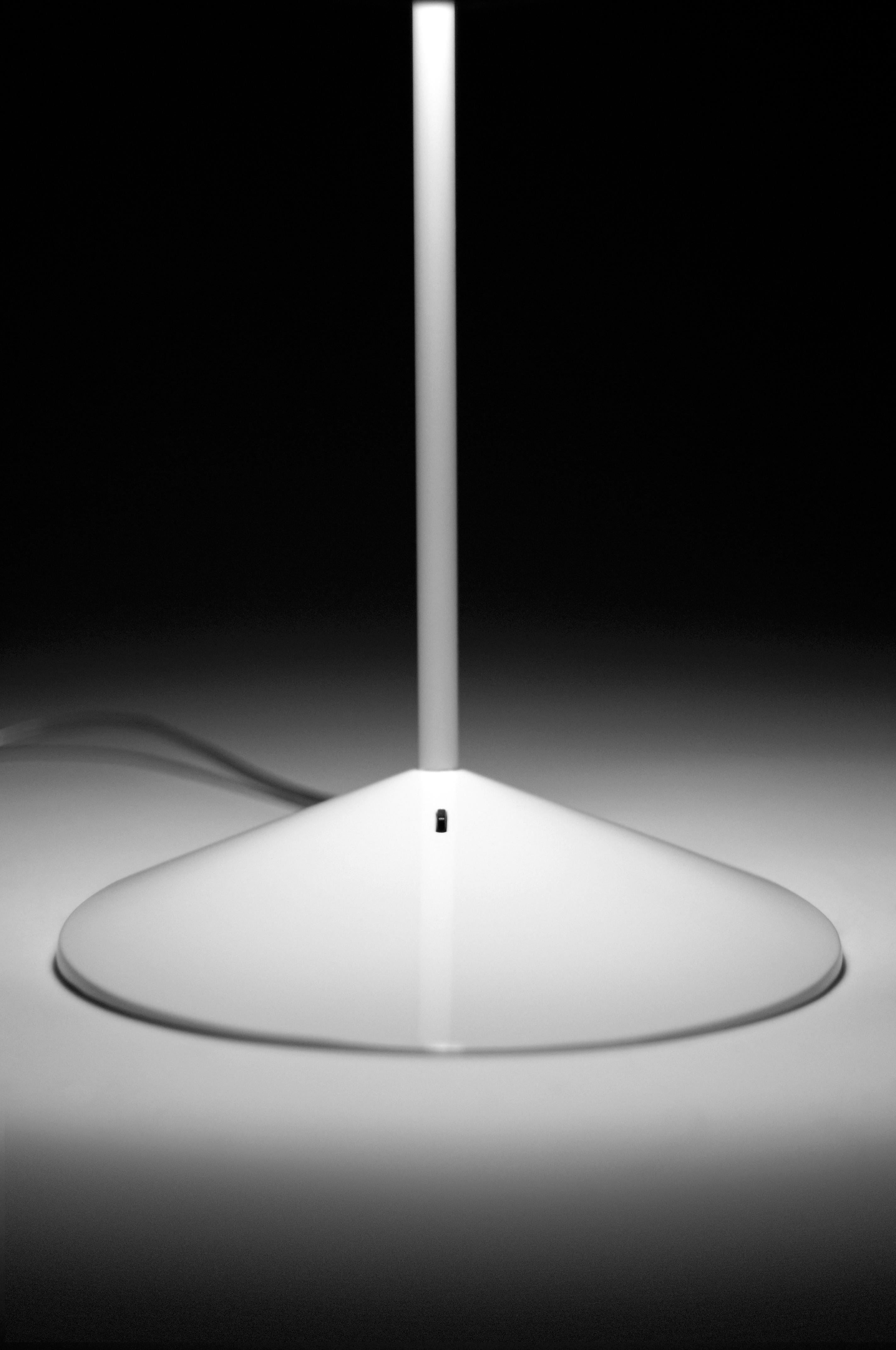 Modern I.Cono Table Lamp in White by Lievore, Altherr & Molina For Sale