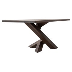 Iconoclast Solid Walnut Pedestal Desk by Izm Design