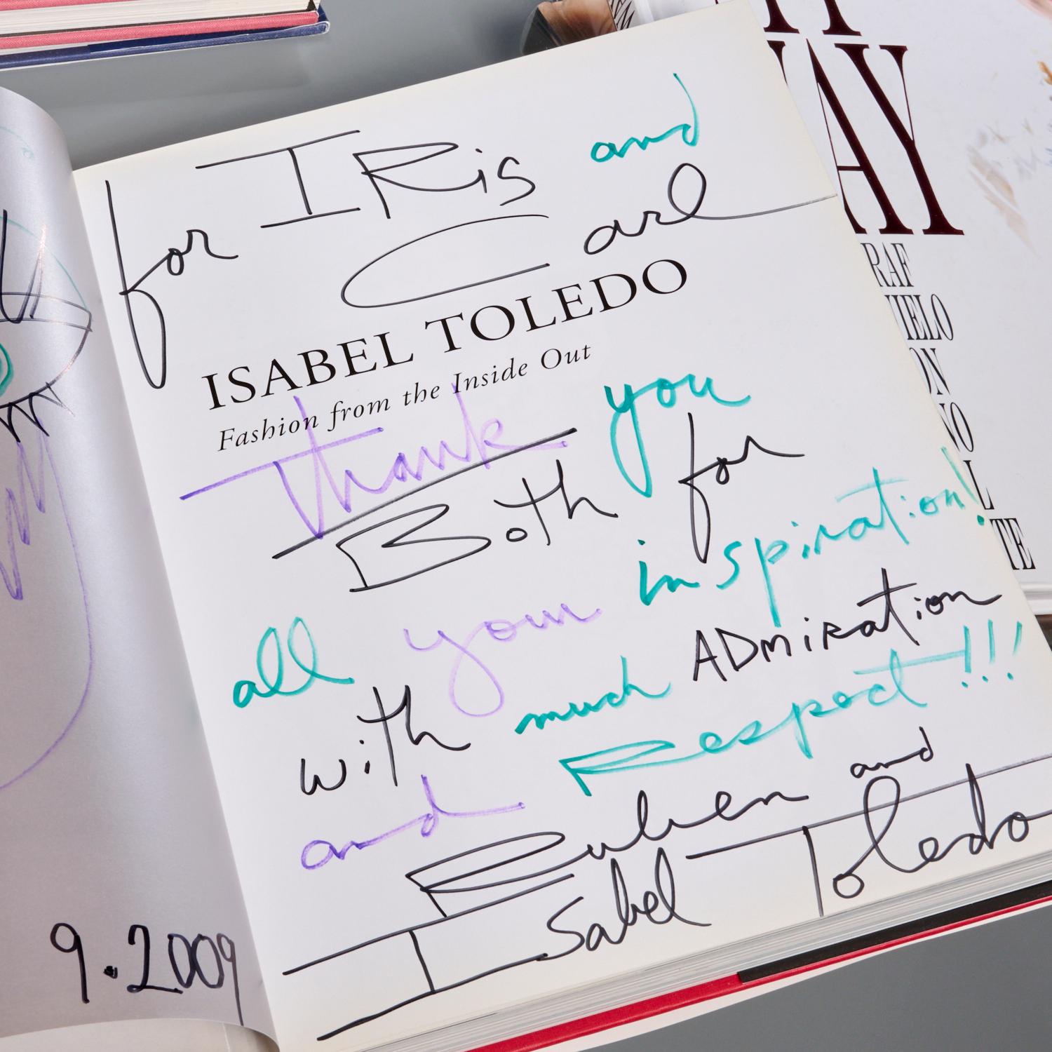 Modern Icons of Fashion Design (7 Vols)., Some Signed and Inscribed to Iris Apfel For Sale