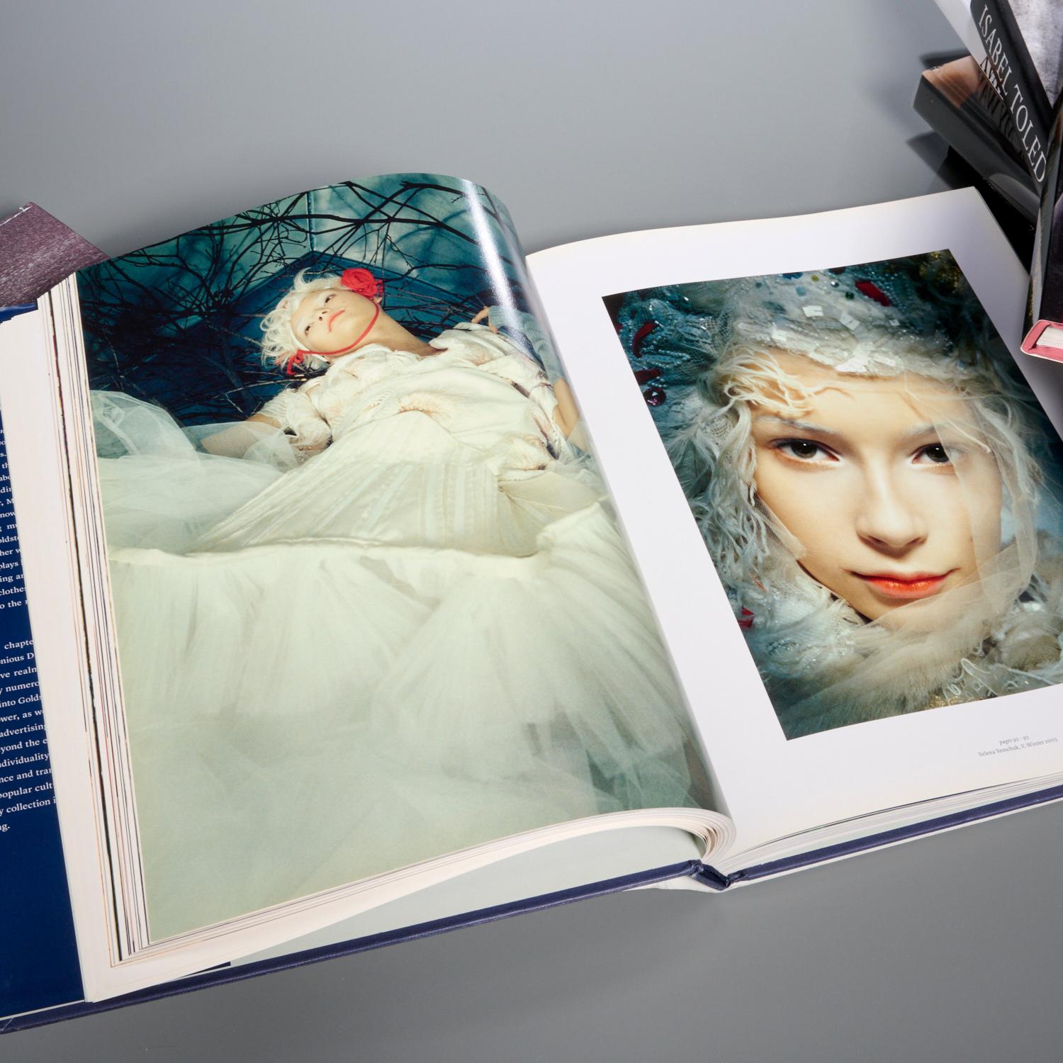 Icons of Fashion Design (7 Vols)., Some Signed and Inscribed to Iris Apfel In Fair Condition For Sale In Morristown, NJ