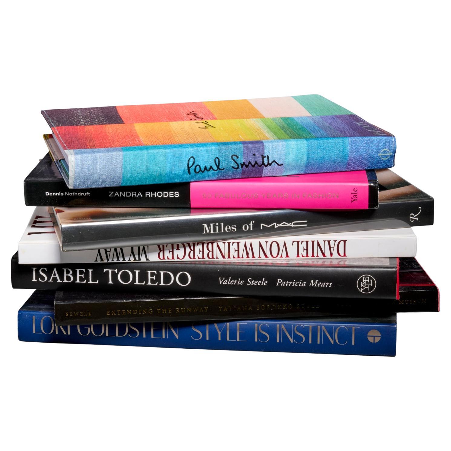 Icone del design della moda (7 voll.), alcuni firmati e con dedica a Iris Apfel