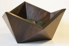 Icosa wood bowl - (imbuia - brazilian walnut)