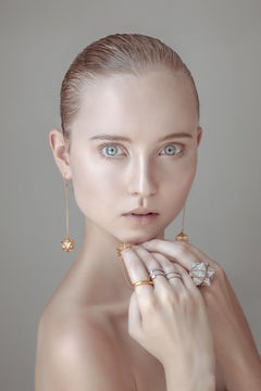 Ohrgehänge aus 18 Karat Gold mit Diamanten von Icoso