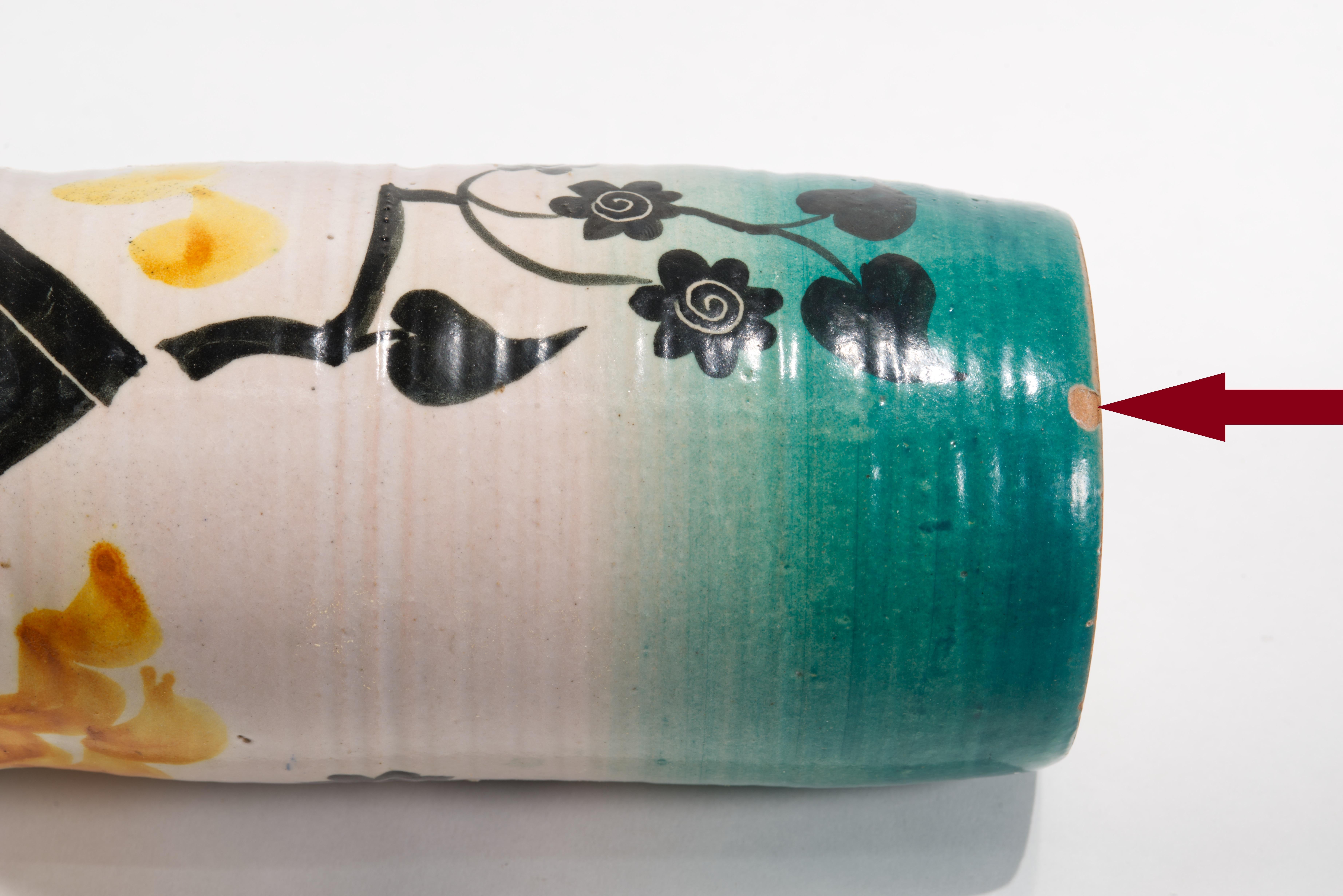Vaso in maiolica Art Deco di I.C.S., Italia 1927-1940 in vendita 4