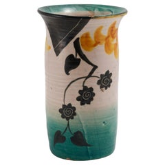 Vaso in maiolica Art Deco di I.C.S., Italia 1927-1940