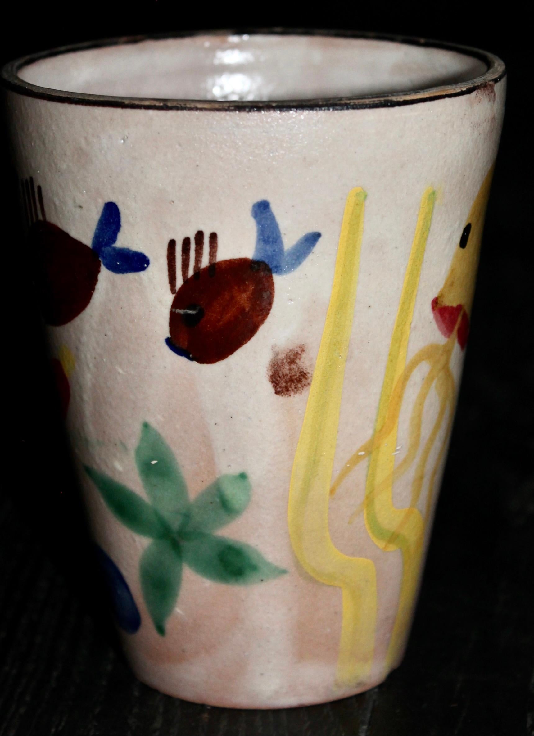 A.I.C. Industria Ceramica Salernitana Capri Vaso con scena subacquea In condizioni buone in vendita a Sharon, CT