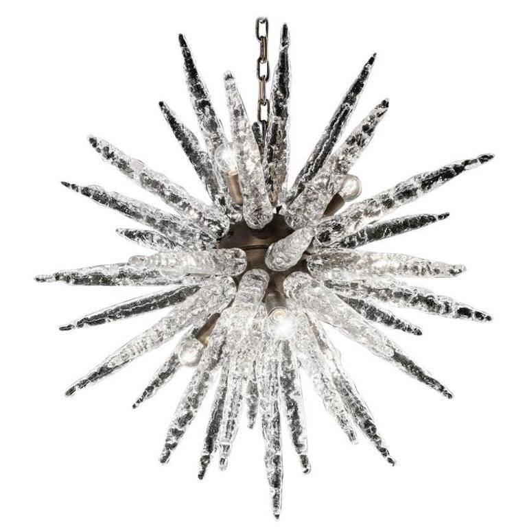 Icicle Sputnik Chandelier by Fabio Ltd For Sale