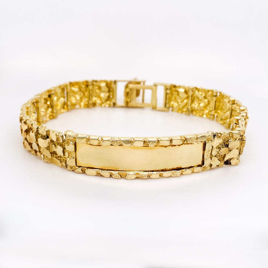 gold nugget bracelet