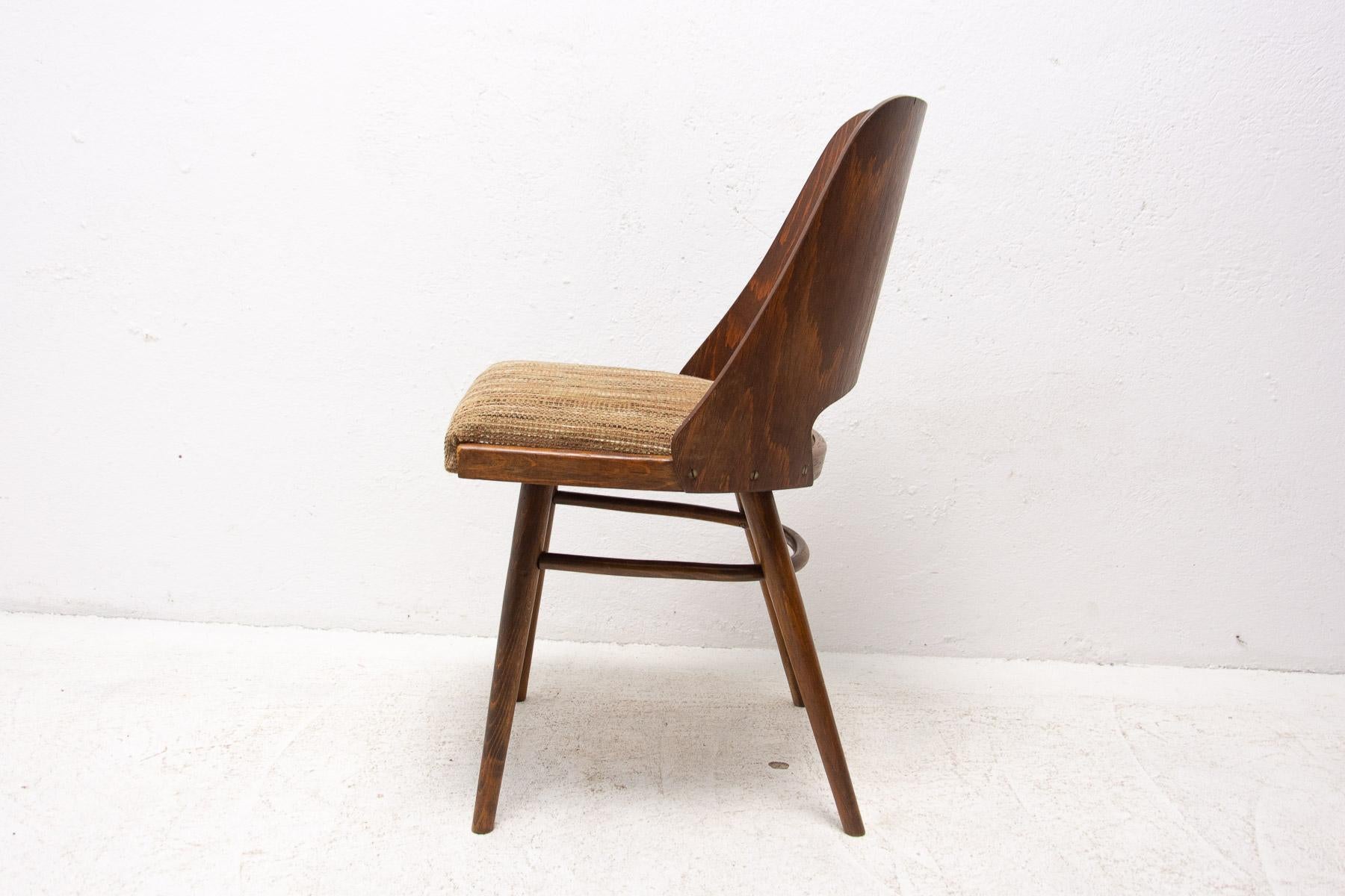 Mid Century Dining Chairs by Radomír Hofman for TON, 1960´s, Czechoslovakia 9