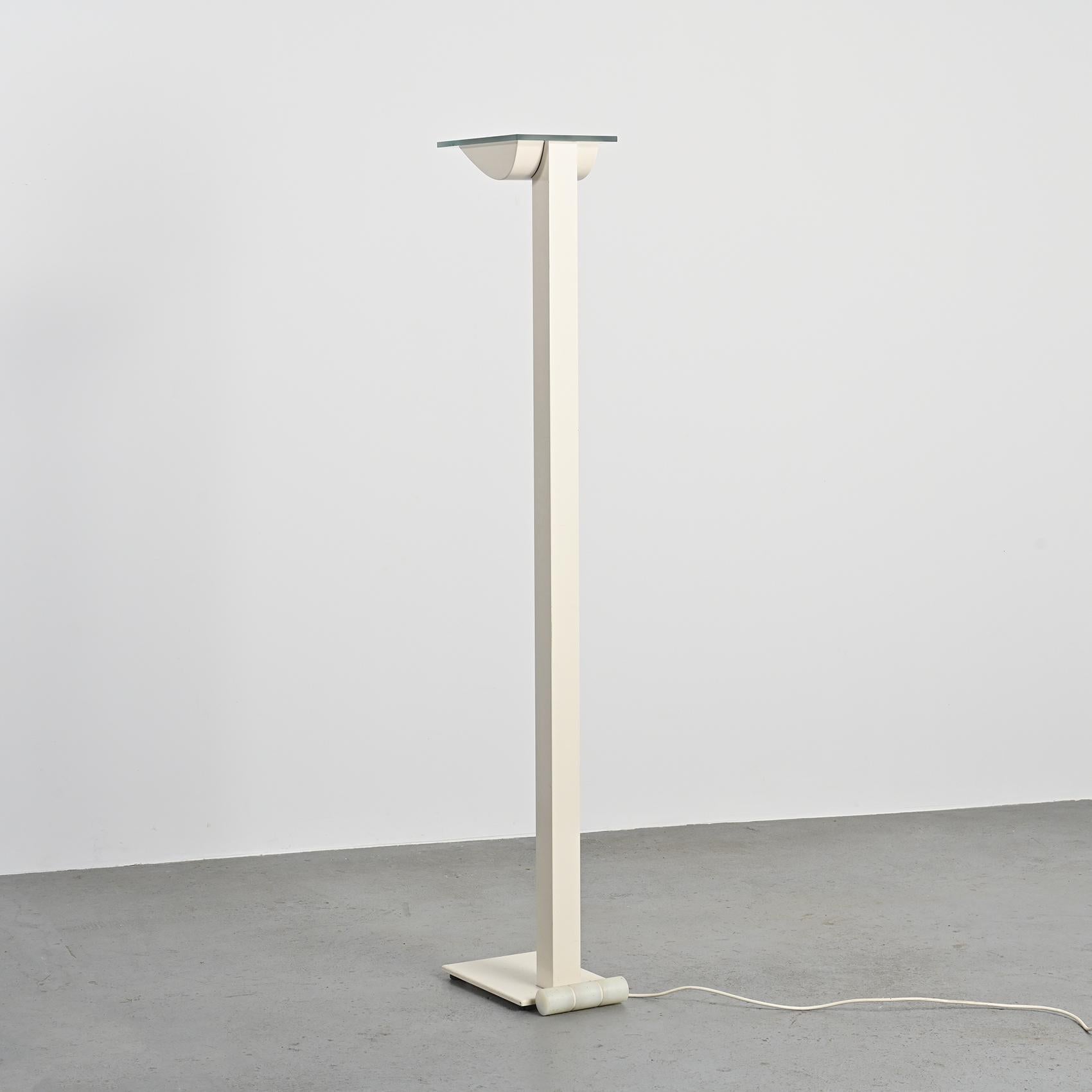 Lámpara de pie ID-S de Ettore Sottsass, Zumtobel, hacia 1987 Metal en venta