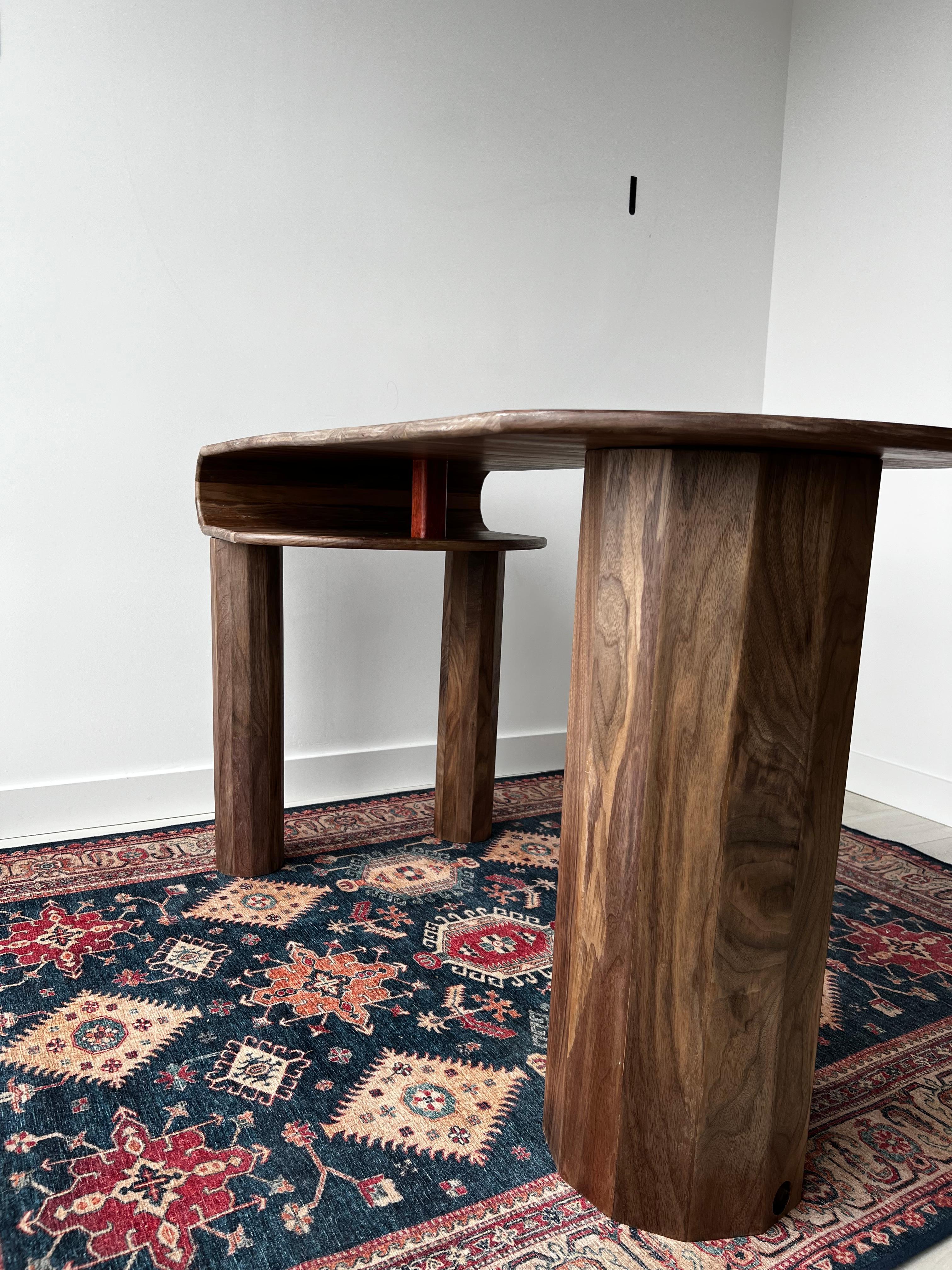 iD-v1 Walnut Forma Desk For Sale 2