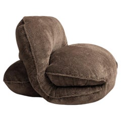 IDA ESSENTIAL Handcrafted Lounge Chair from Recycled Wool