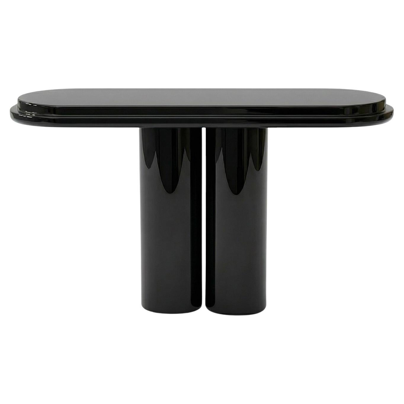 IDA CONSOLE - Black lacquered wood