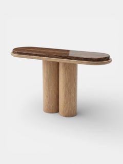 CONSOLE IDA - Oak e legno marrone