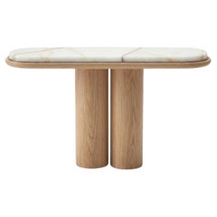 IDA CONSOLE - Oak and Shell onyx
