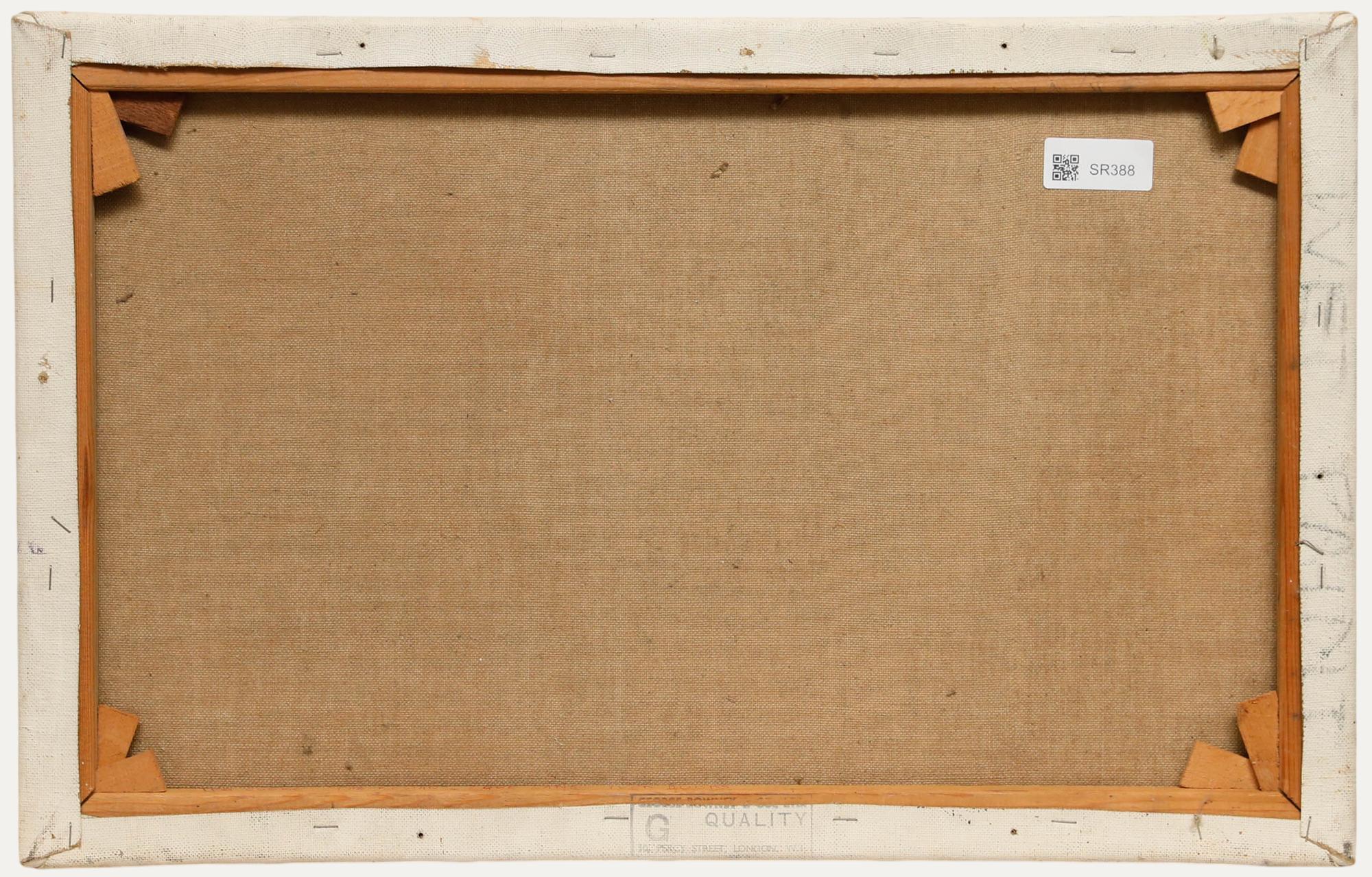 Ida Cooke (1909-1982) - Mitte des 20. Jahrhunderts Öl, Pferderennen im Angebot 2