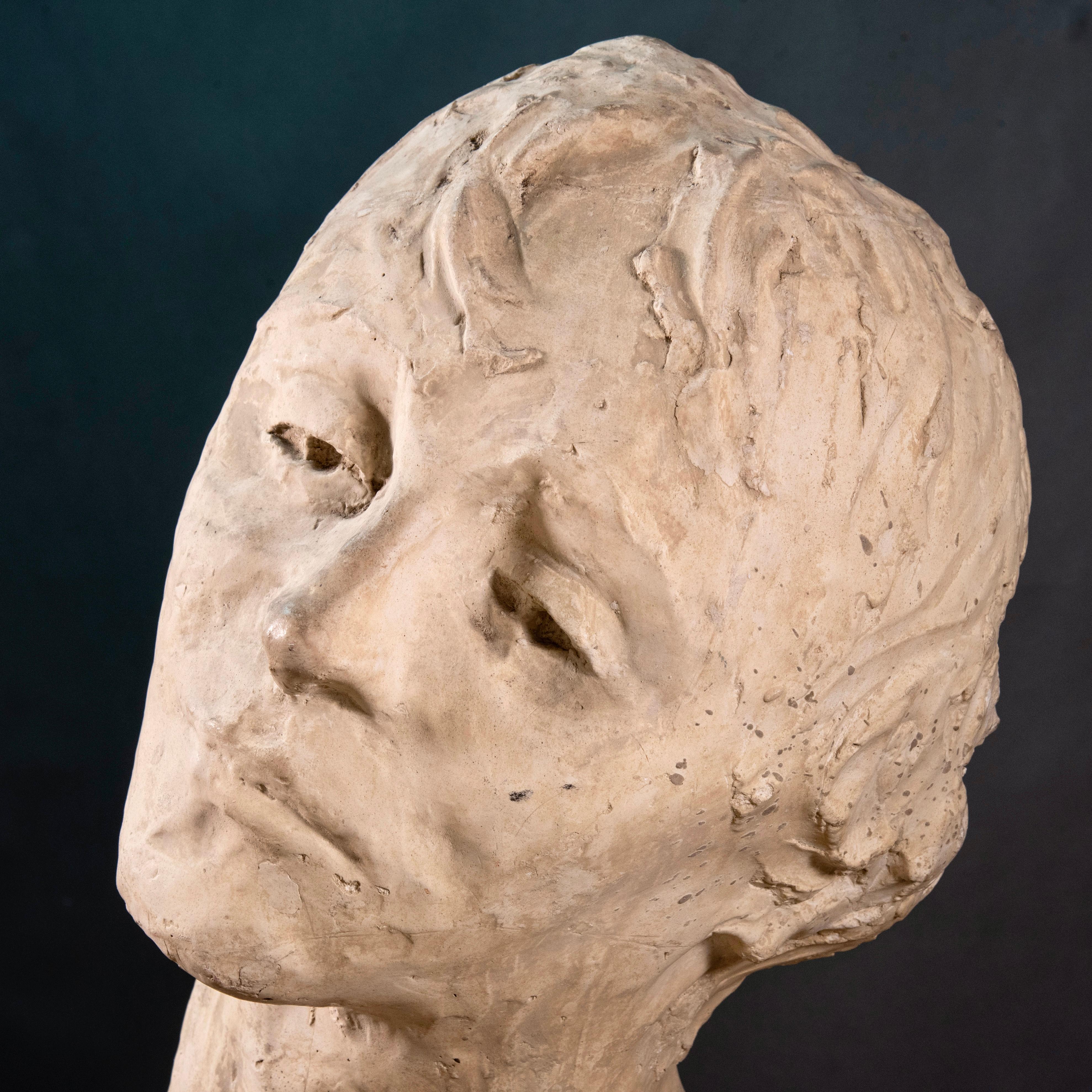 Mid-20th Century Ida Fuà 1950s Italian Modern Plaster Sculpture  For Sale