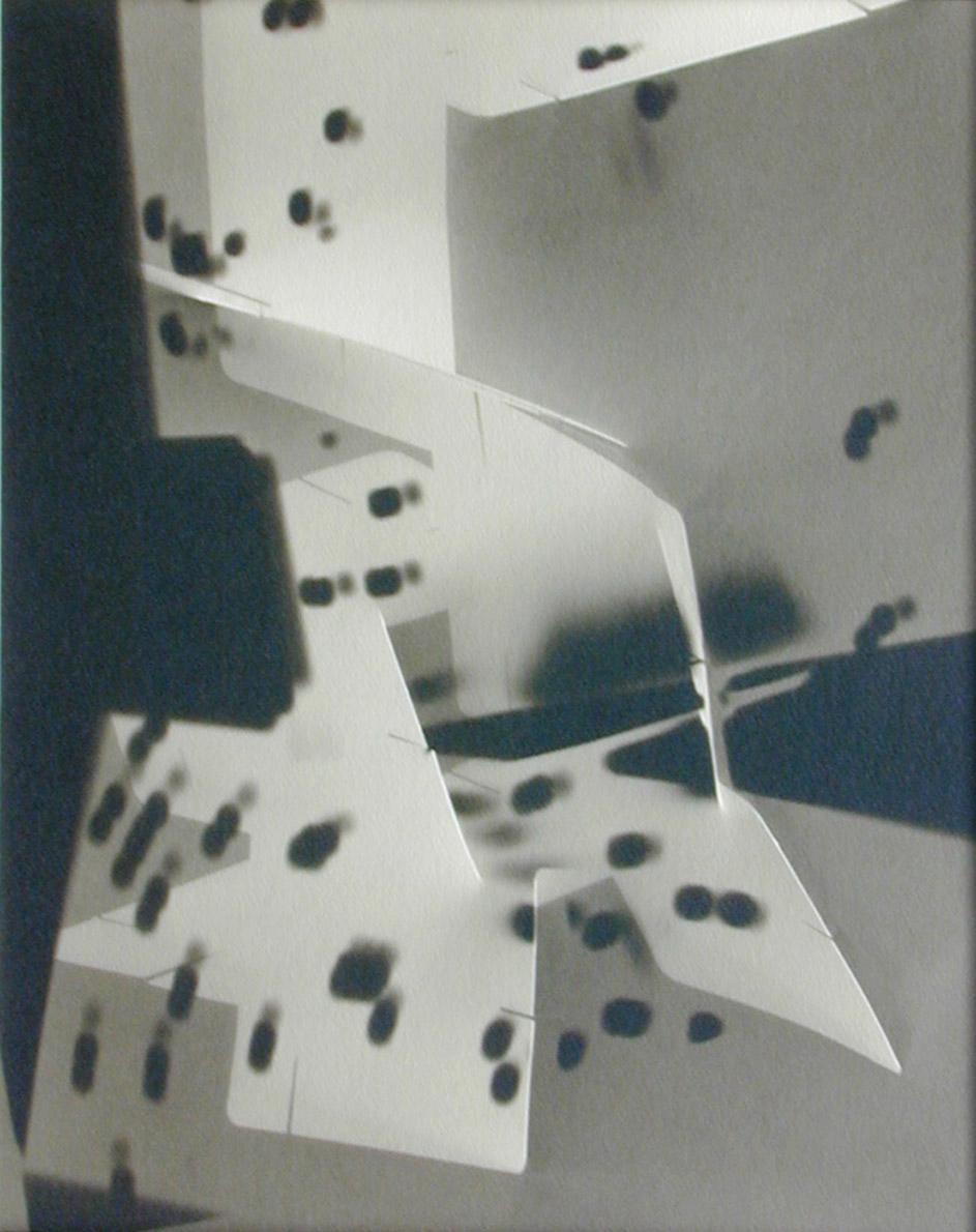 Ida Lansky Black and White Photograph - Colony - Abstract, Black and White, Bauhaus, Modern Art, Geometric, Woman Artist