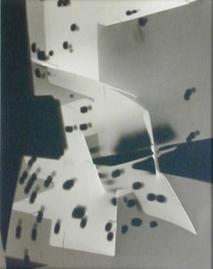 Colony - Abstract, Black and White, Bauhaus, Modern Art, Geometric, Woman Artist